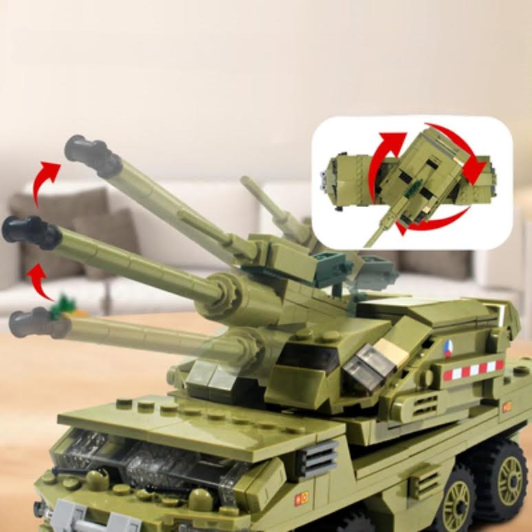 Wange Military Equipment Dana M2 429 Piece Building Block Set