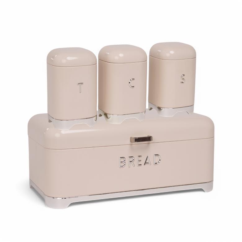 CH 4 Piece Canister Set Cream