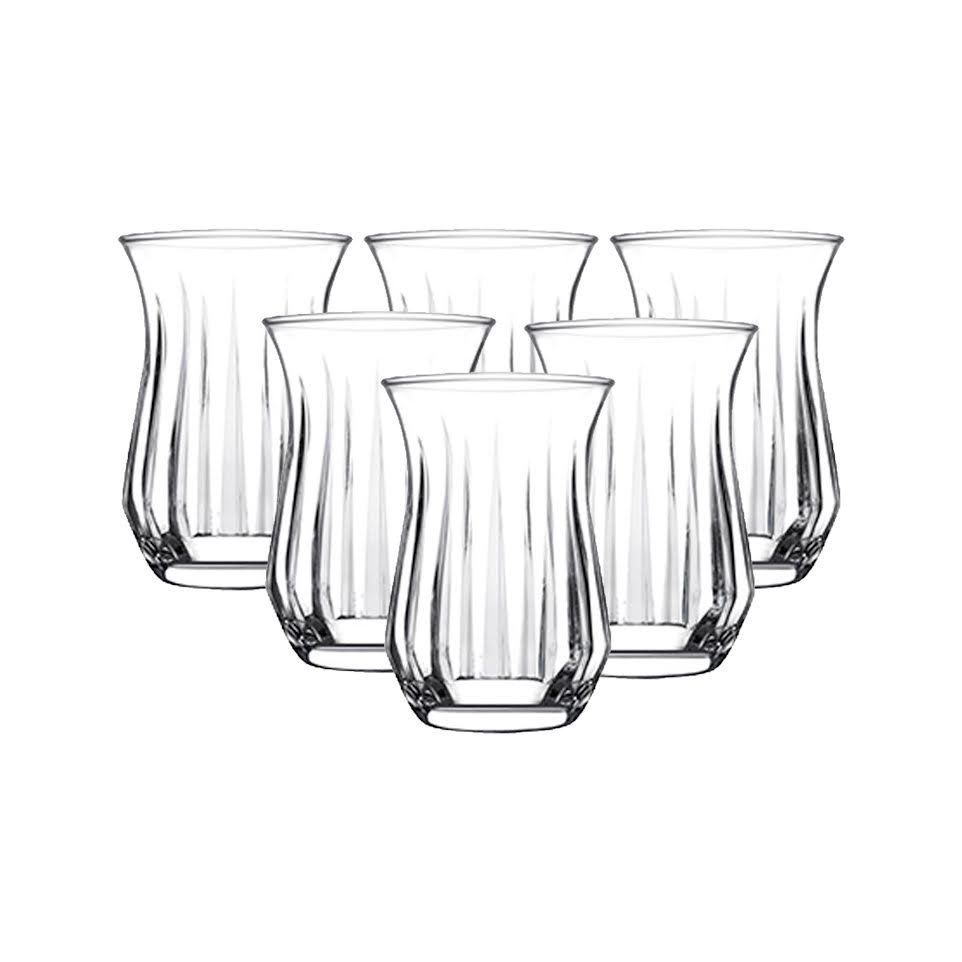 Pasabahce 6 Piece 160ml Echo Tea Glass Set Clear