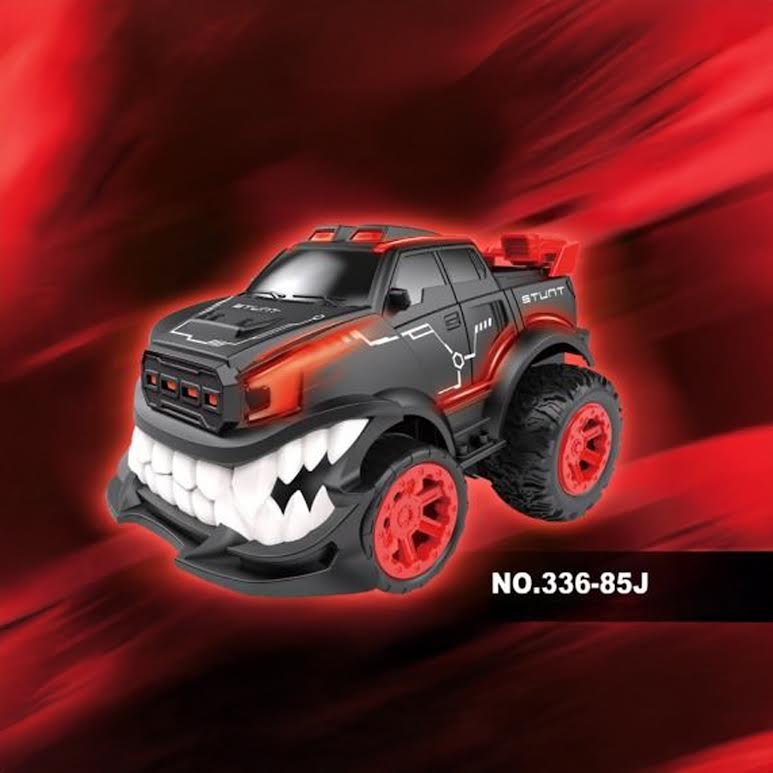RC Angry Stunt Car Black & Red