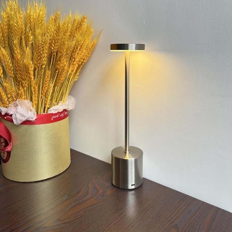Urban Decor Table Lamp Silver