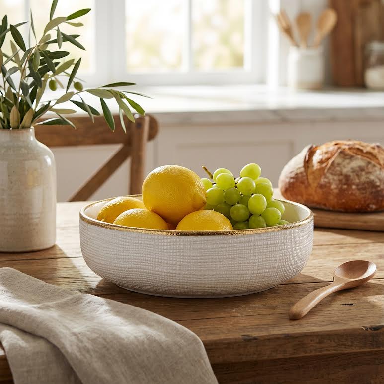 22 x 22cm Cereal Bowl White