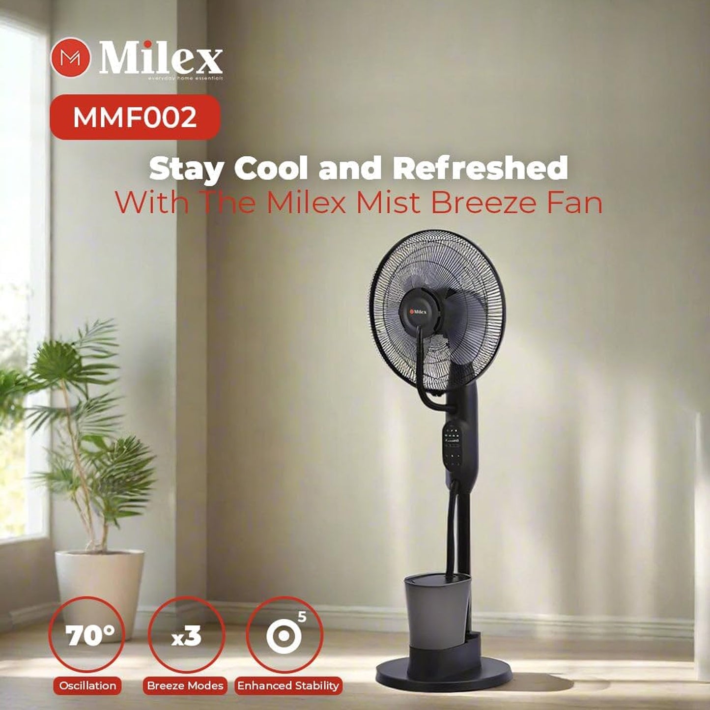 Milex Mist Breeze Black