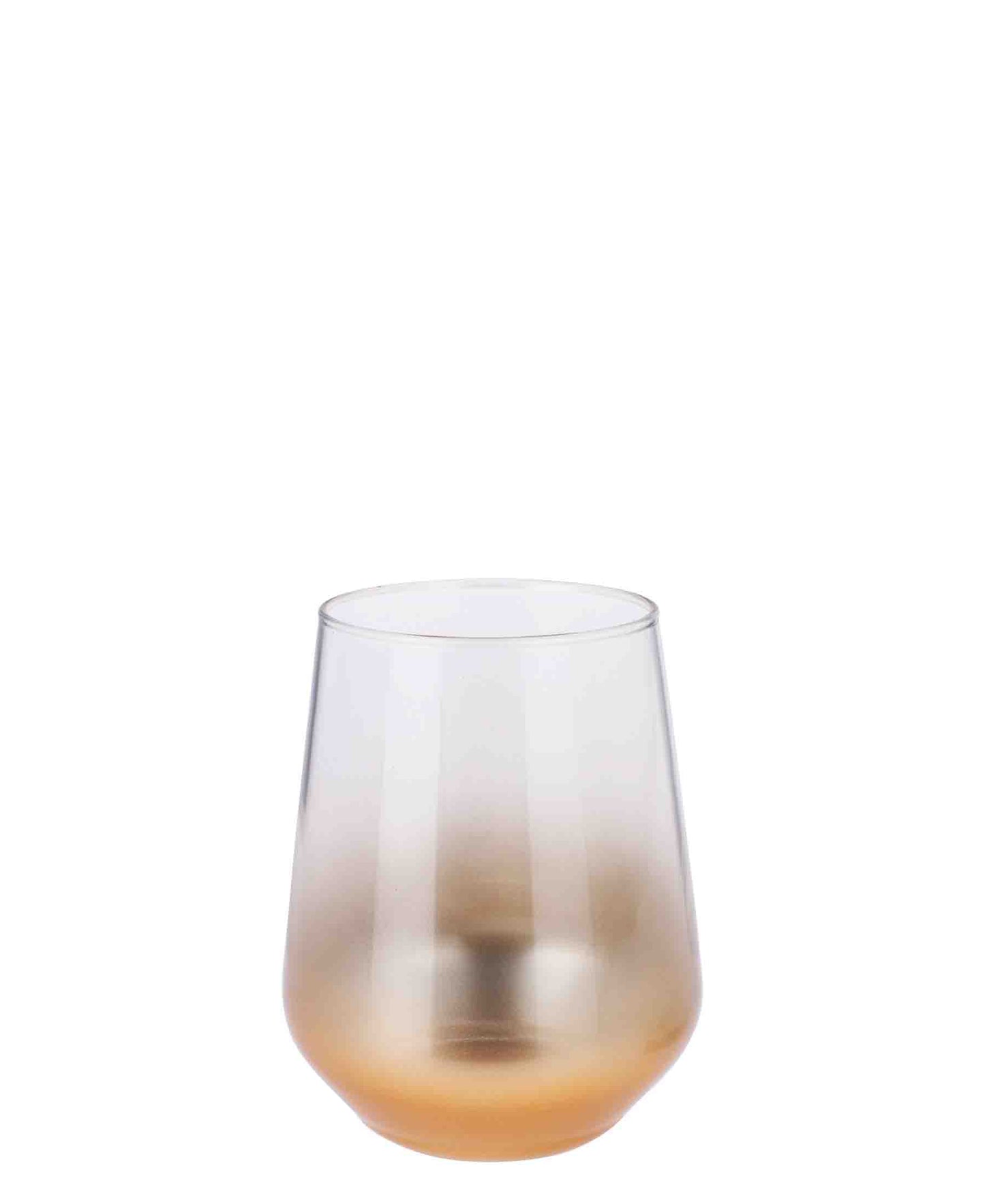 Kitchen Life 425ml Drinking Glass - Gold