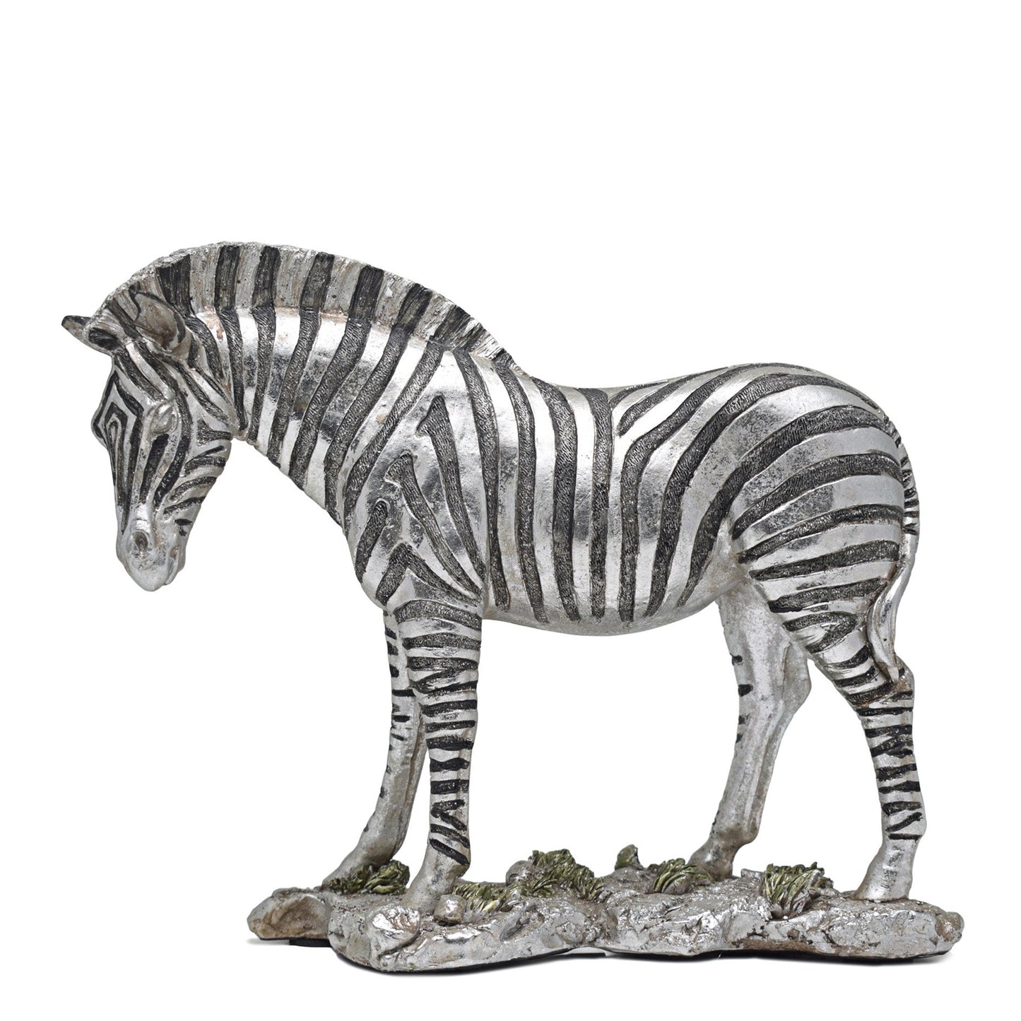 Urban Decor Antique Zebra 36cm - Silver