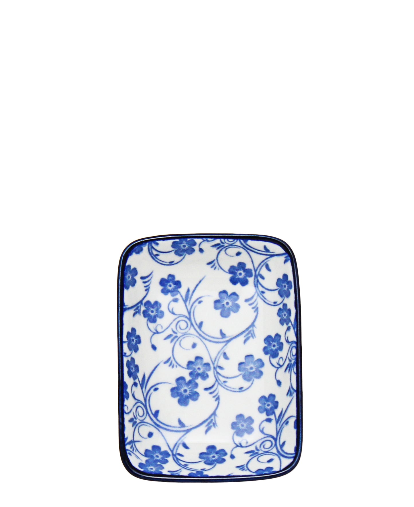 Shanghai Dish Plate 9,5cm - White & Blue