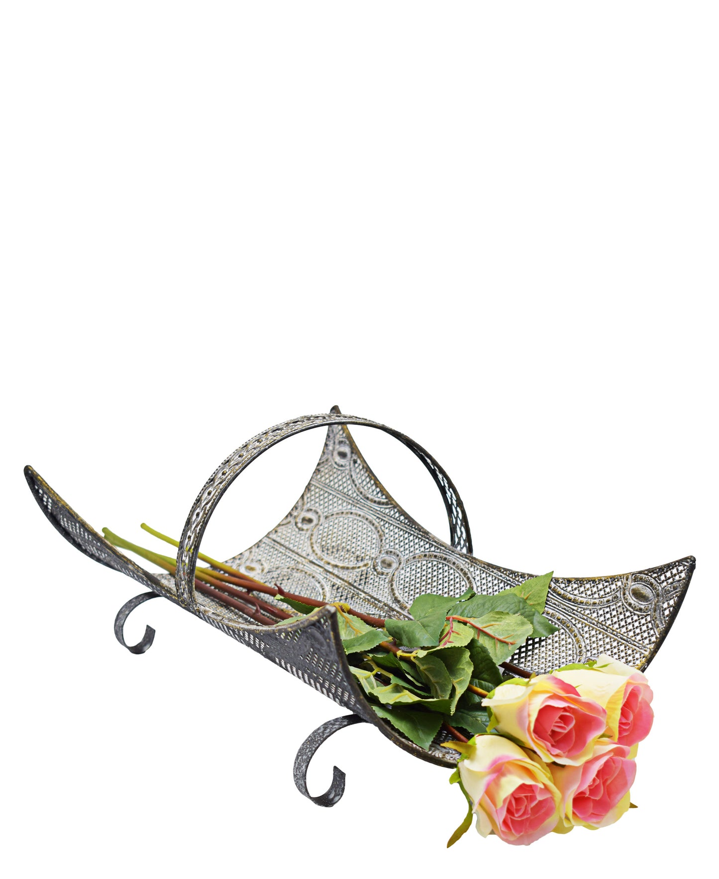 Urban Decor Antique Seville Basket 42cm - Gold
