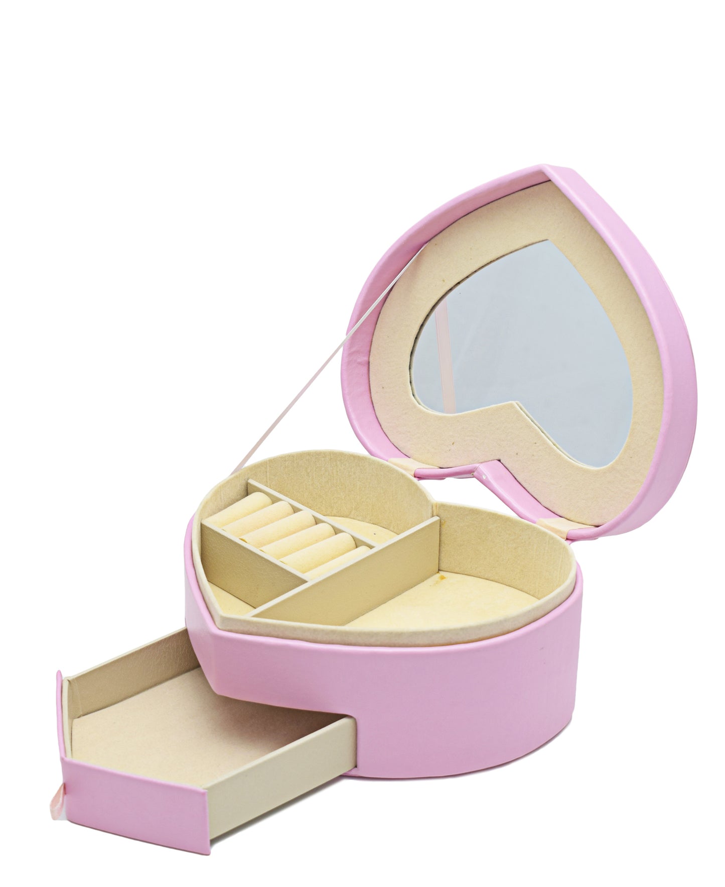 Urban Decor Heart shape Jewellery Box - Pink