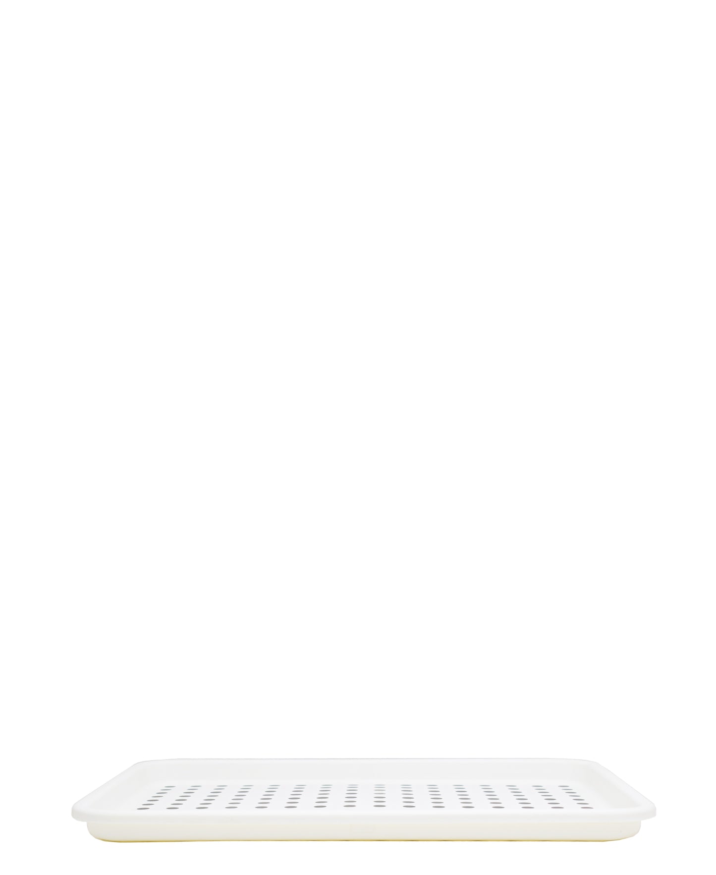 Table Pride Non Slip Plastic Food Tray - White