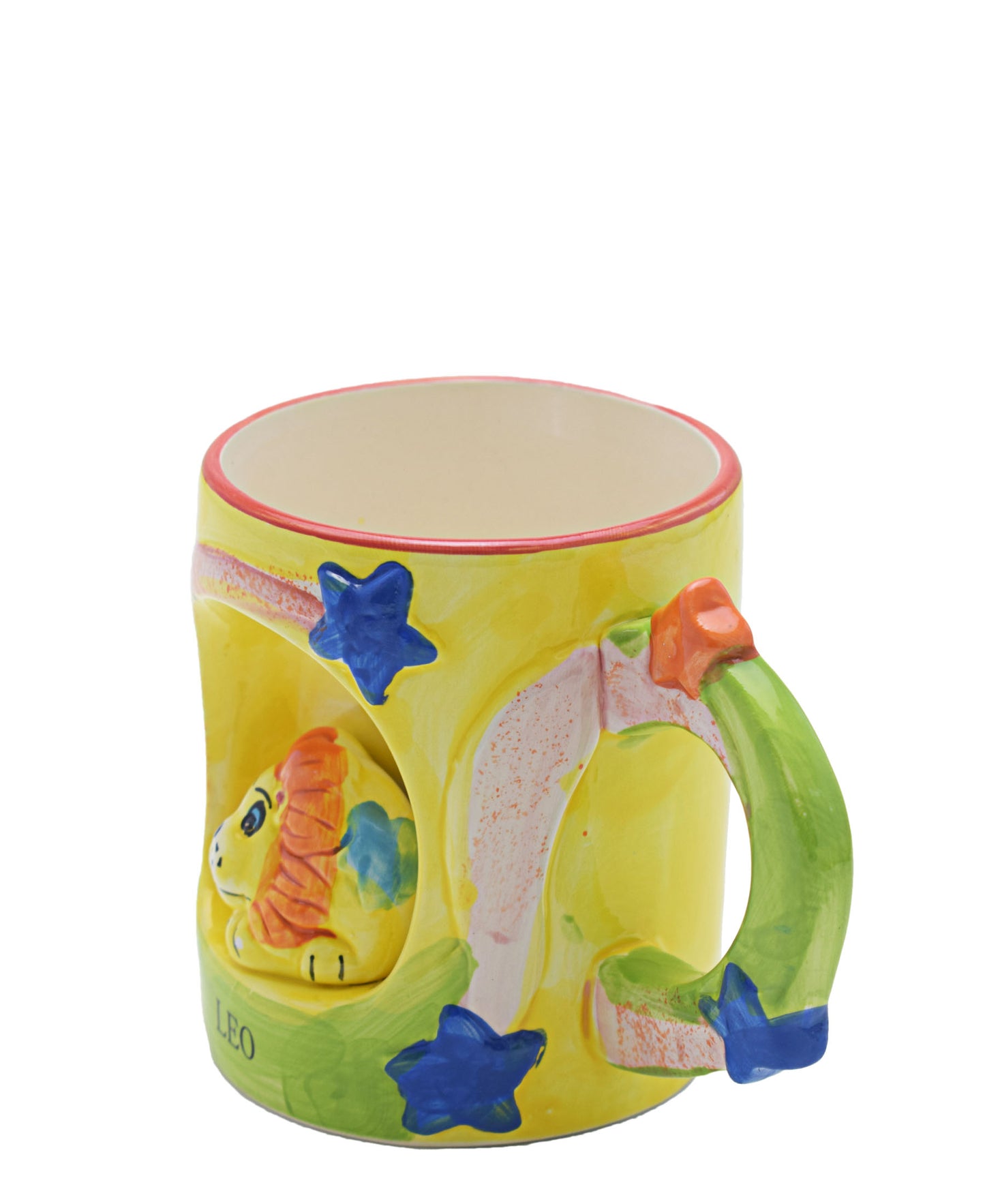 Kitchen Life Star Sign Leo Mug 300ML - Yellow