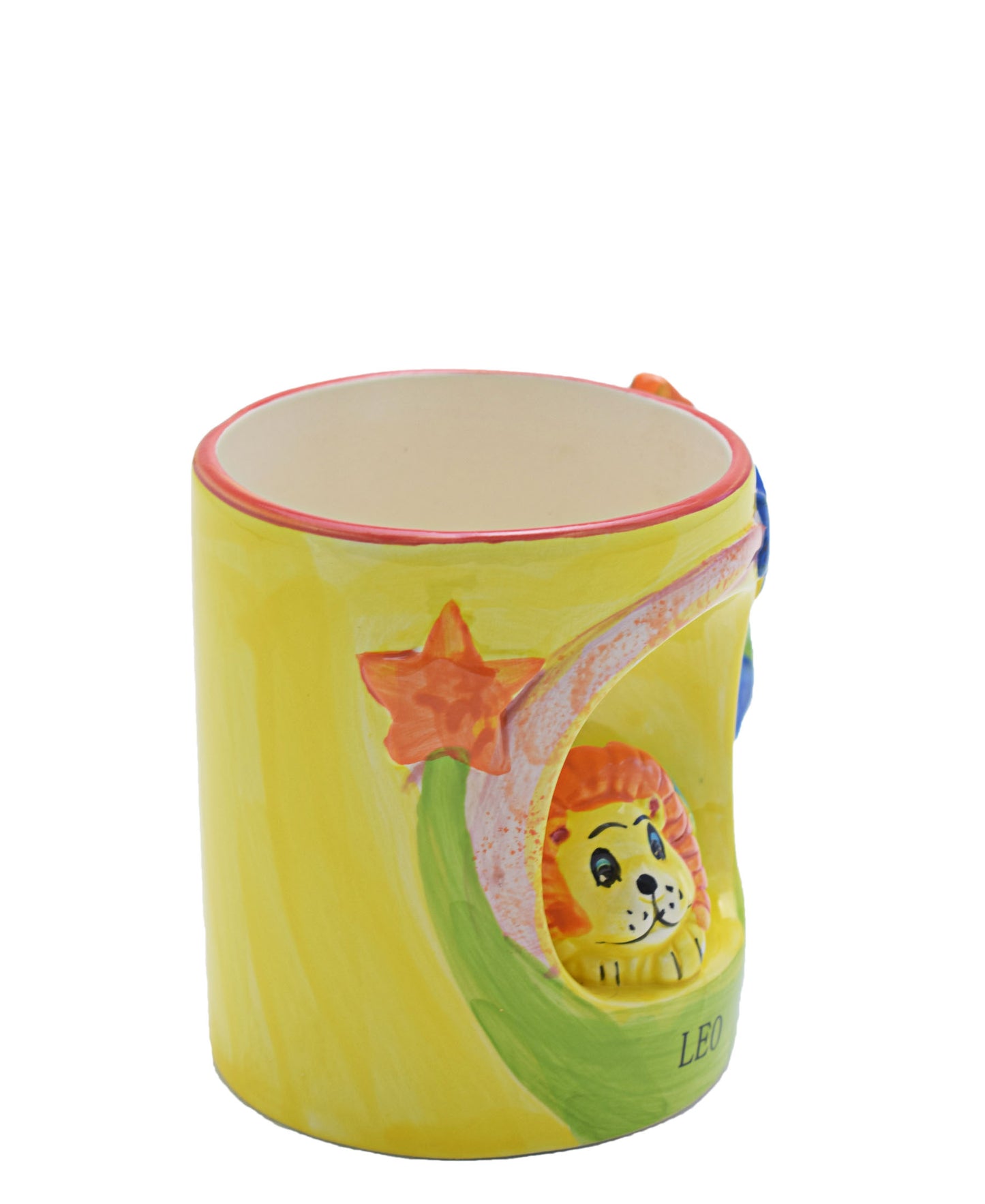 Kitchen Life Star Sign Leo Mug 300ML - Yellow