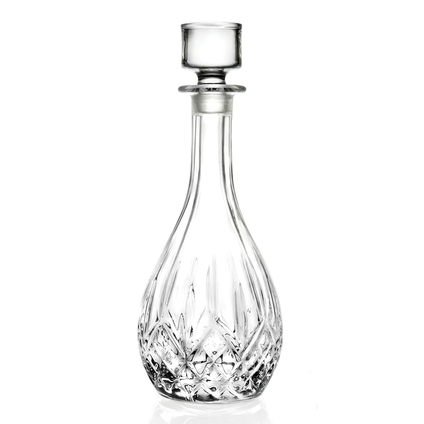 Opera 900ml Round Decanter & Stop - Clear