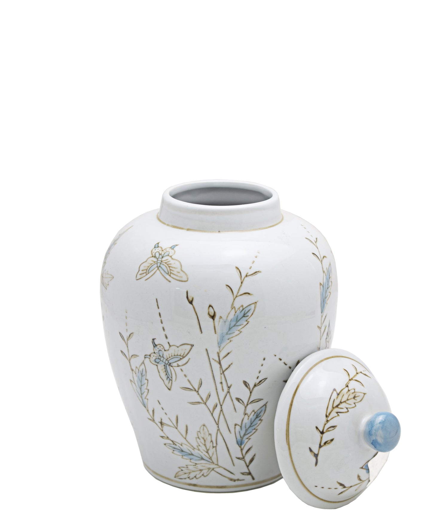Urban Decor Country Ginger Jar 27cm - White