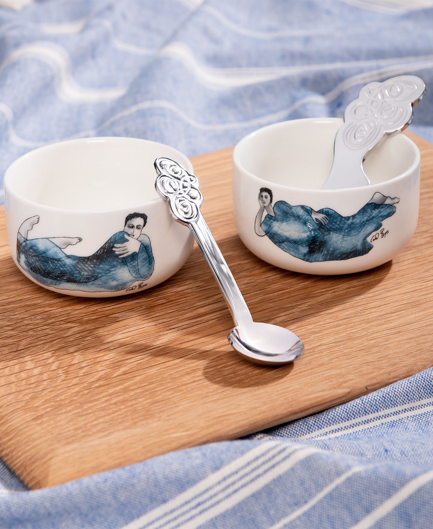 Carrol Boyes Small Bowl Set 2 - Indigo Girls