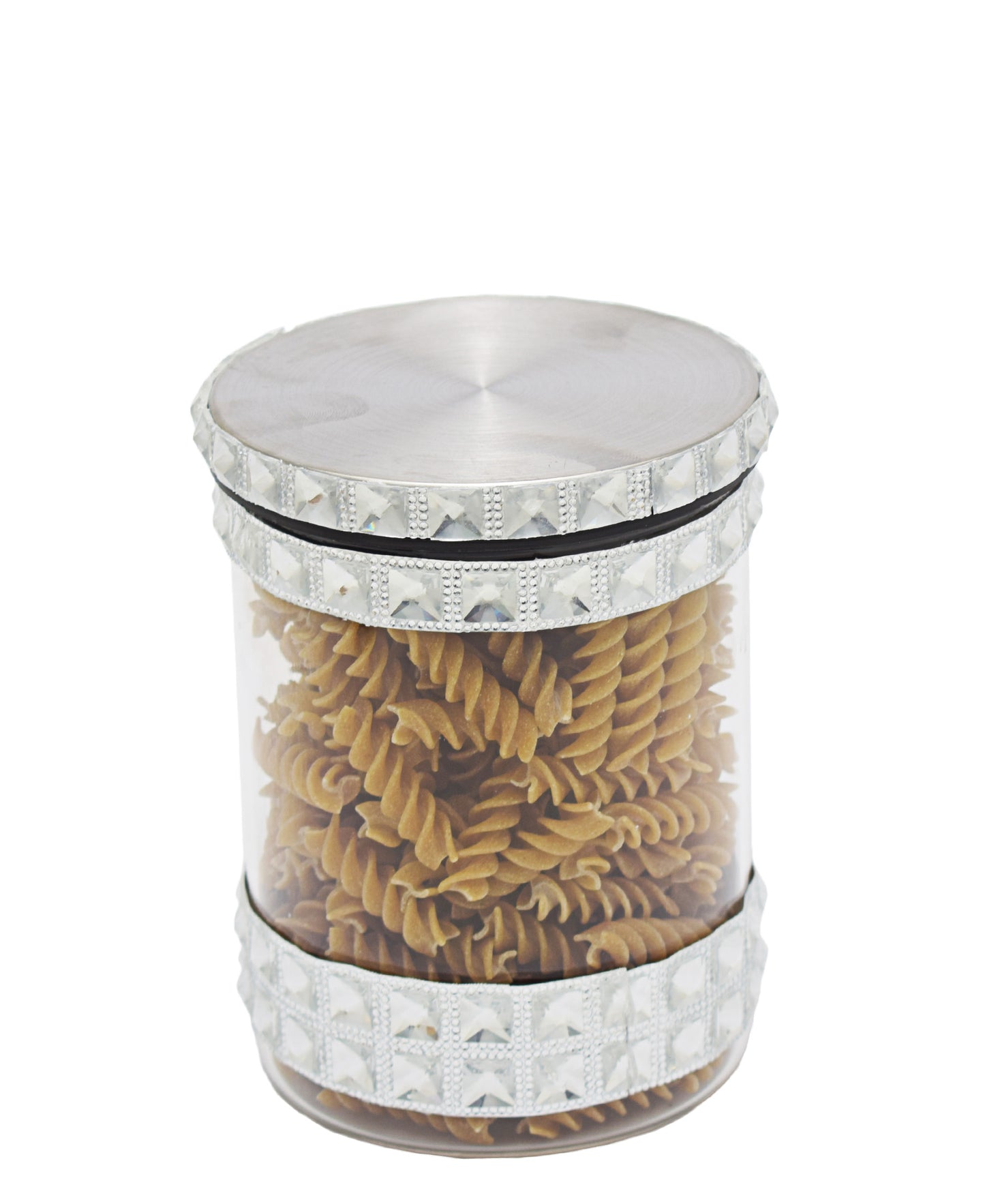 Kitchen Life Borosilicate Diamond Canister - Clear