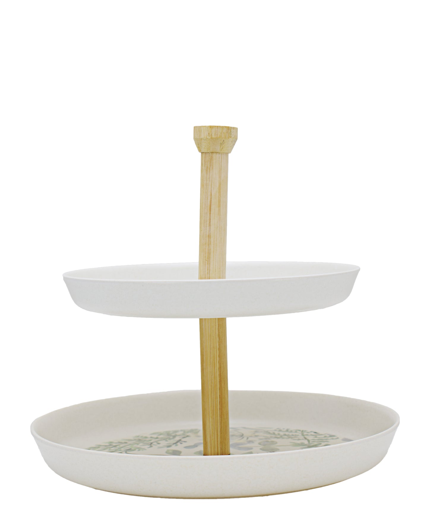 Bamboo Fibre Cake Stand - White