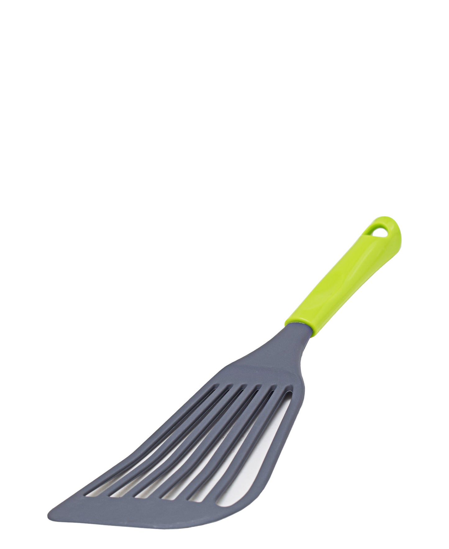 Kitchen Life Nylon Slotted Turner - Green & Grey