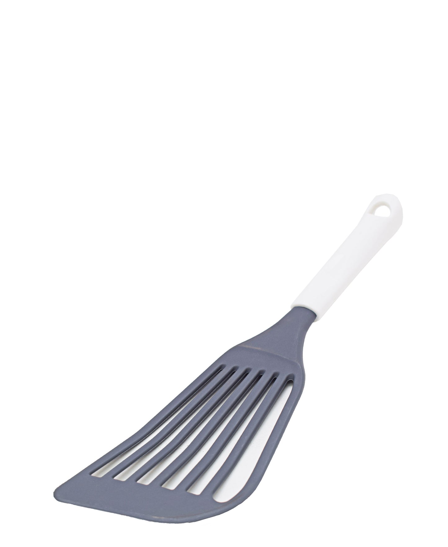 Kitchen Life Nylon Slotted Turner - White & Grey