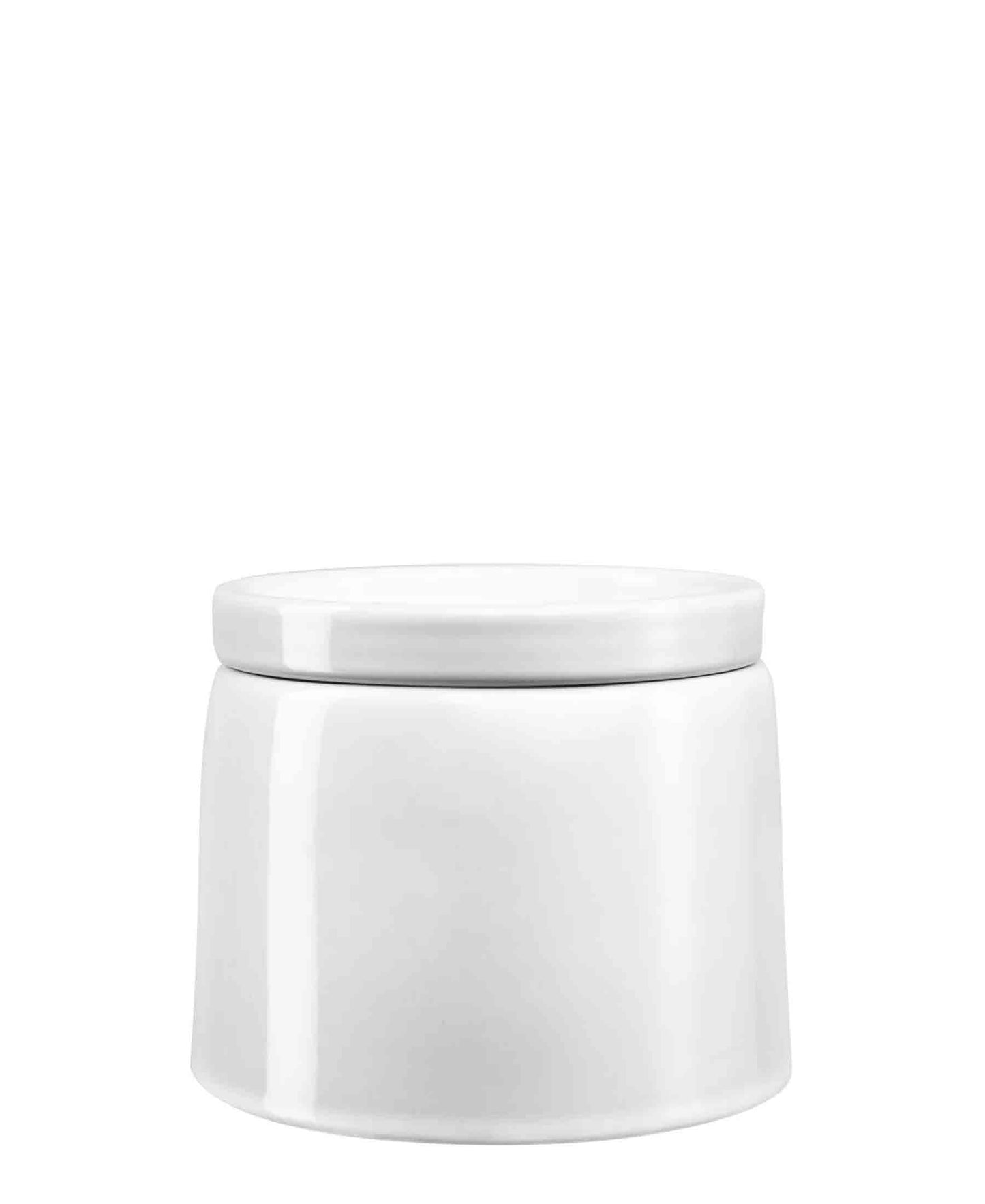 Jenna Clifford Flat Stackable Sugar pot- White