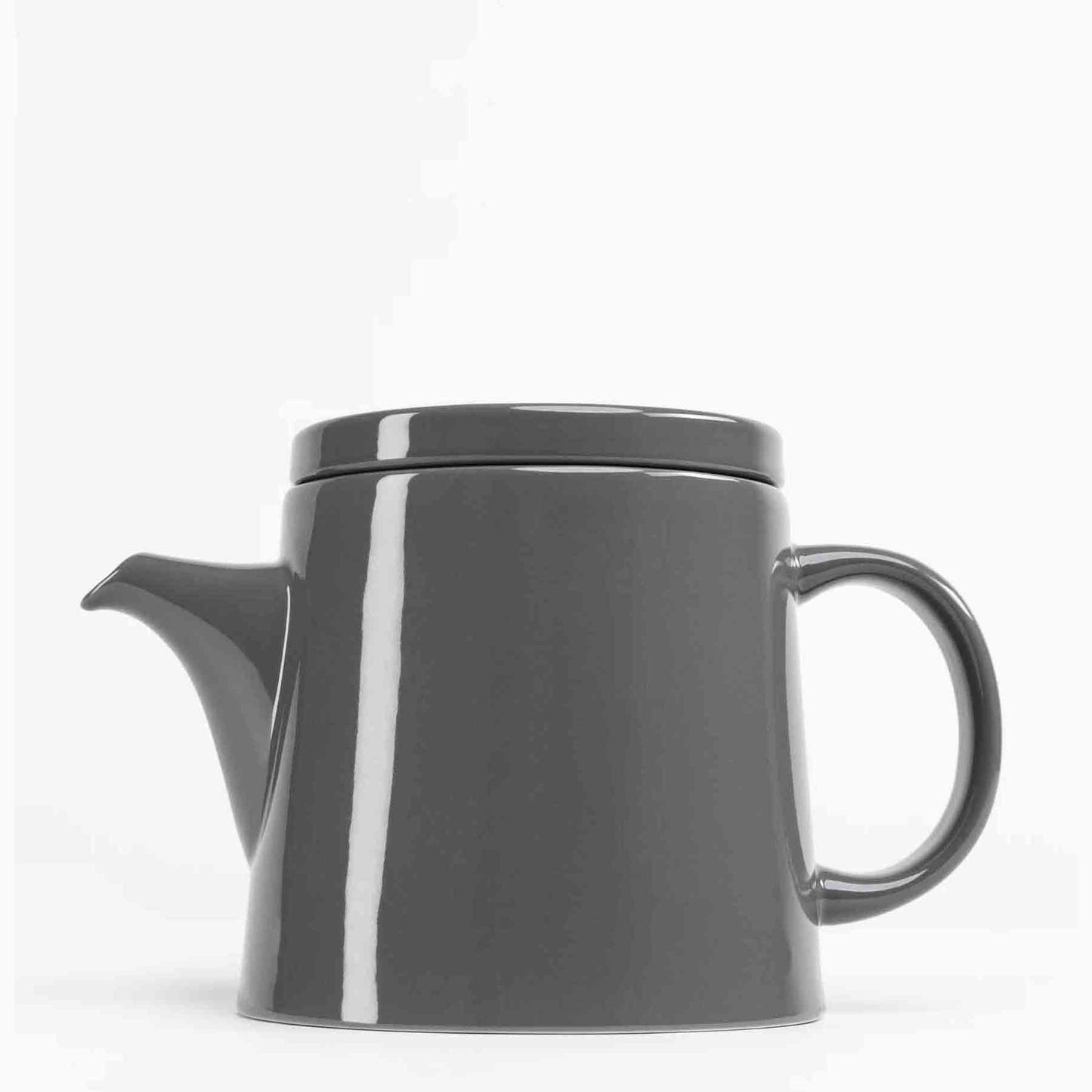 Jenna Clifford Flat Stackable Tea Pot - Dark Grey