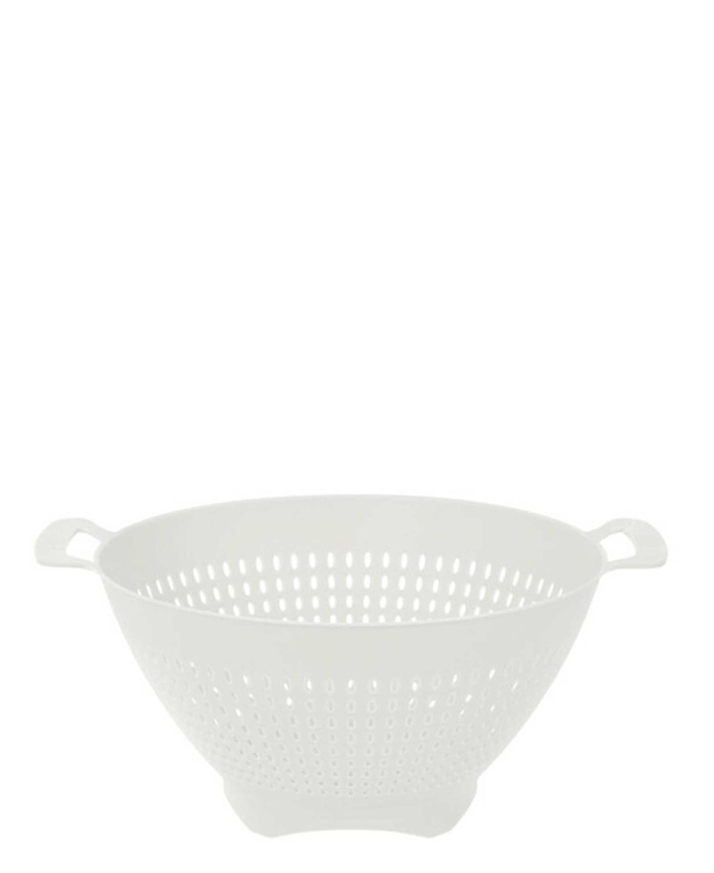 Kitchen Life Colander & Strainer With Handles - White