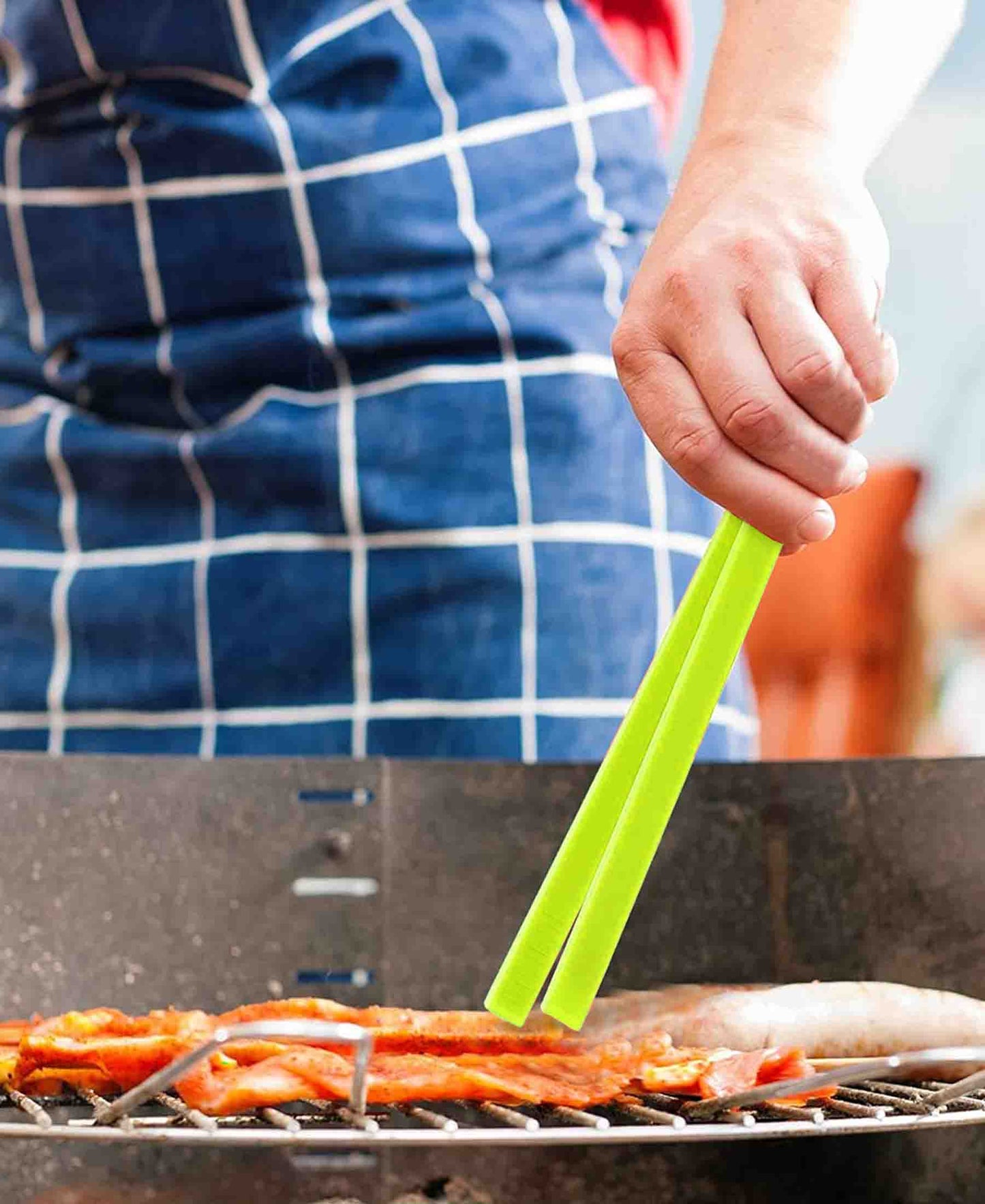 Kitchen Life Toaster Tongs - Green