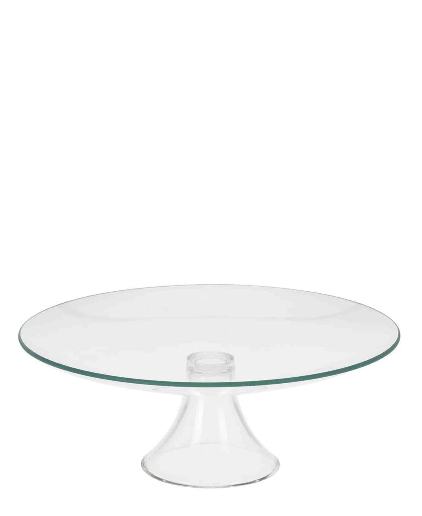 Excellent Houseware Glass Footed Cake Stand - Clear