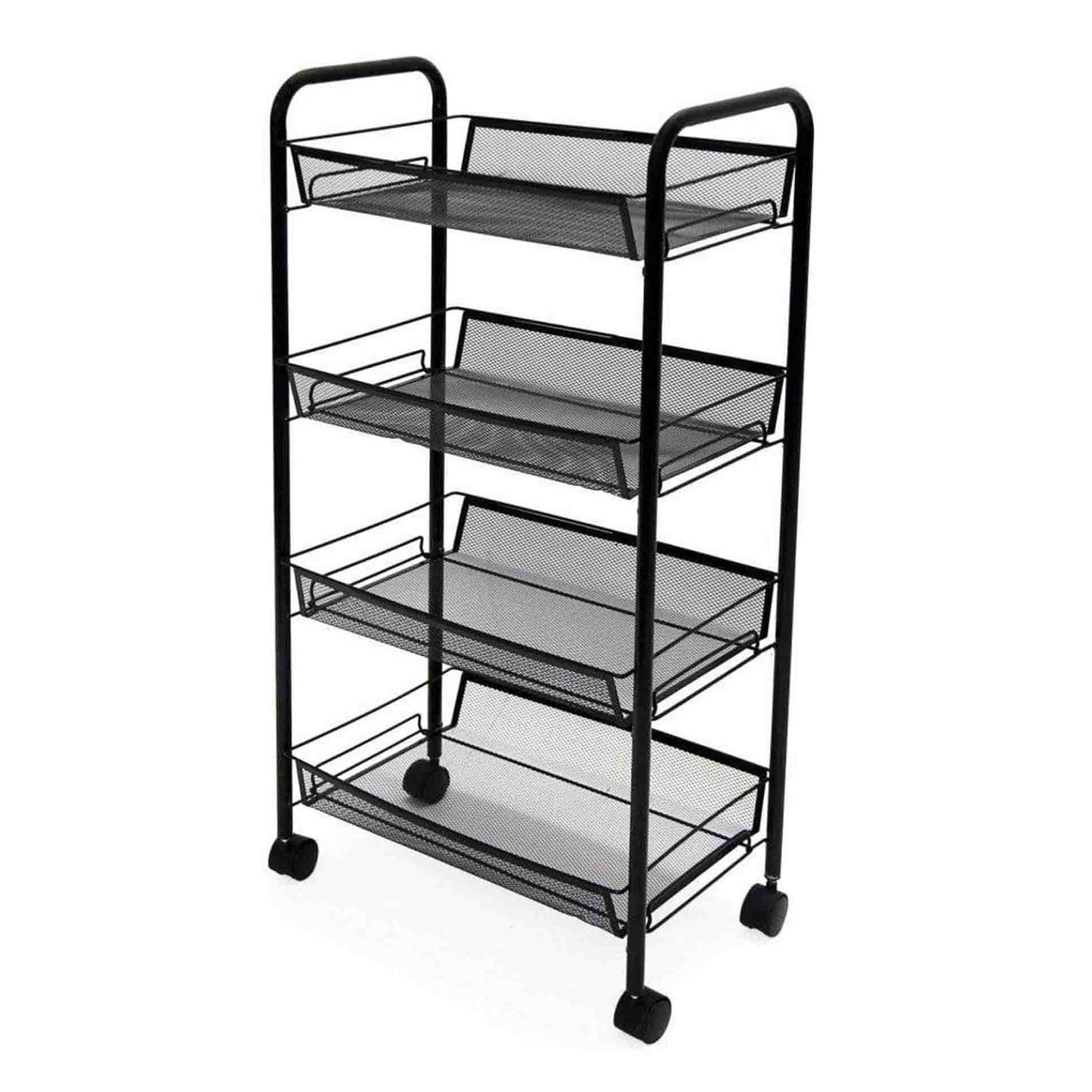 Fine Living Limber 4 Layer Trolley - Black