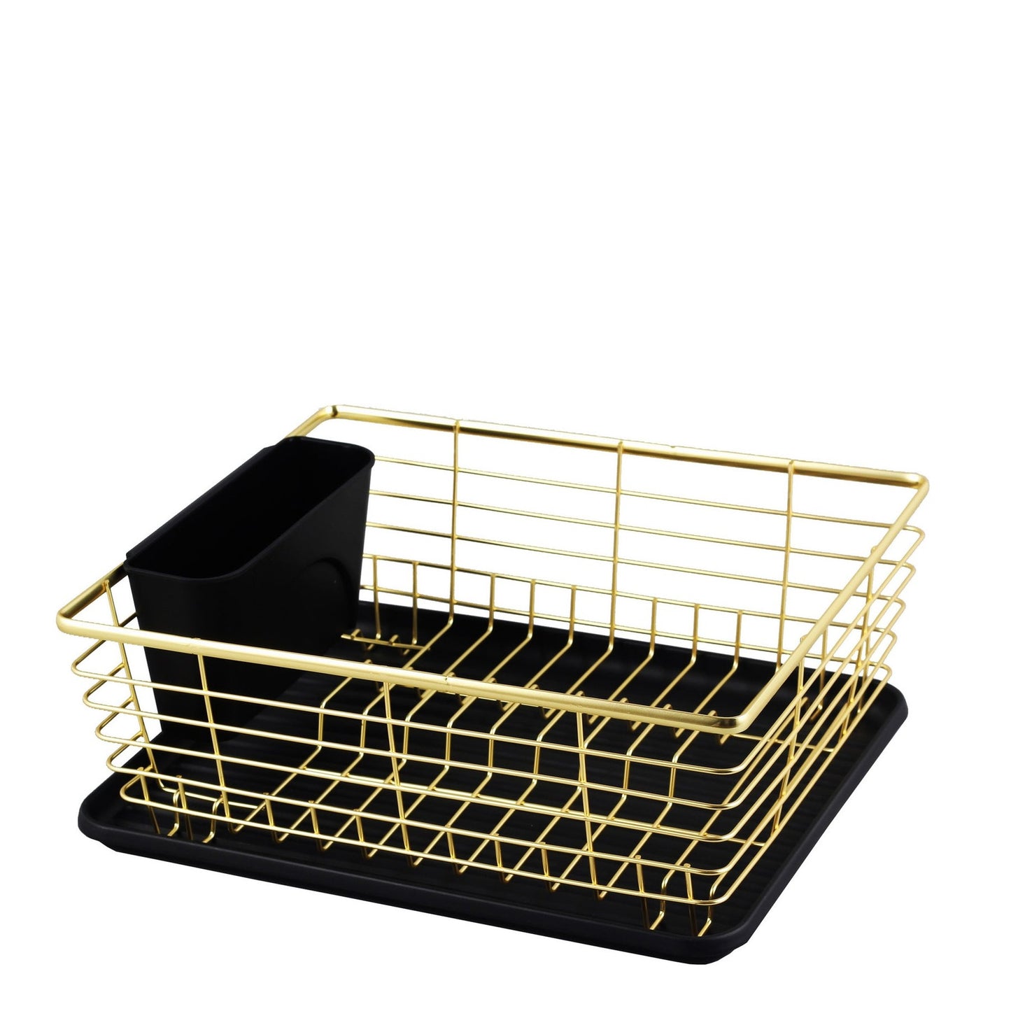 Kitchen Life French Dish Rack With Drip Tray - Gold