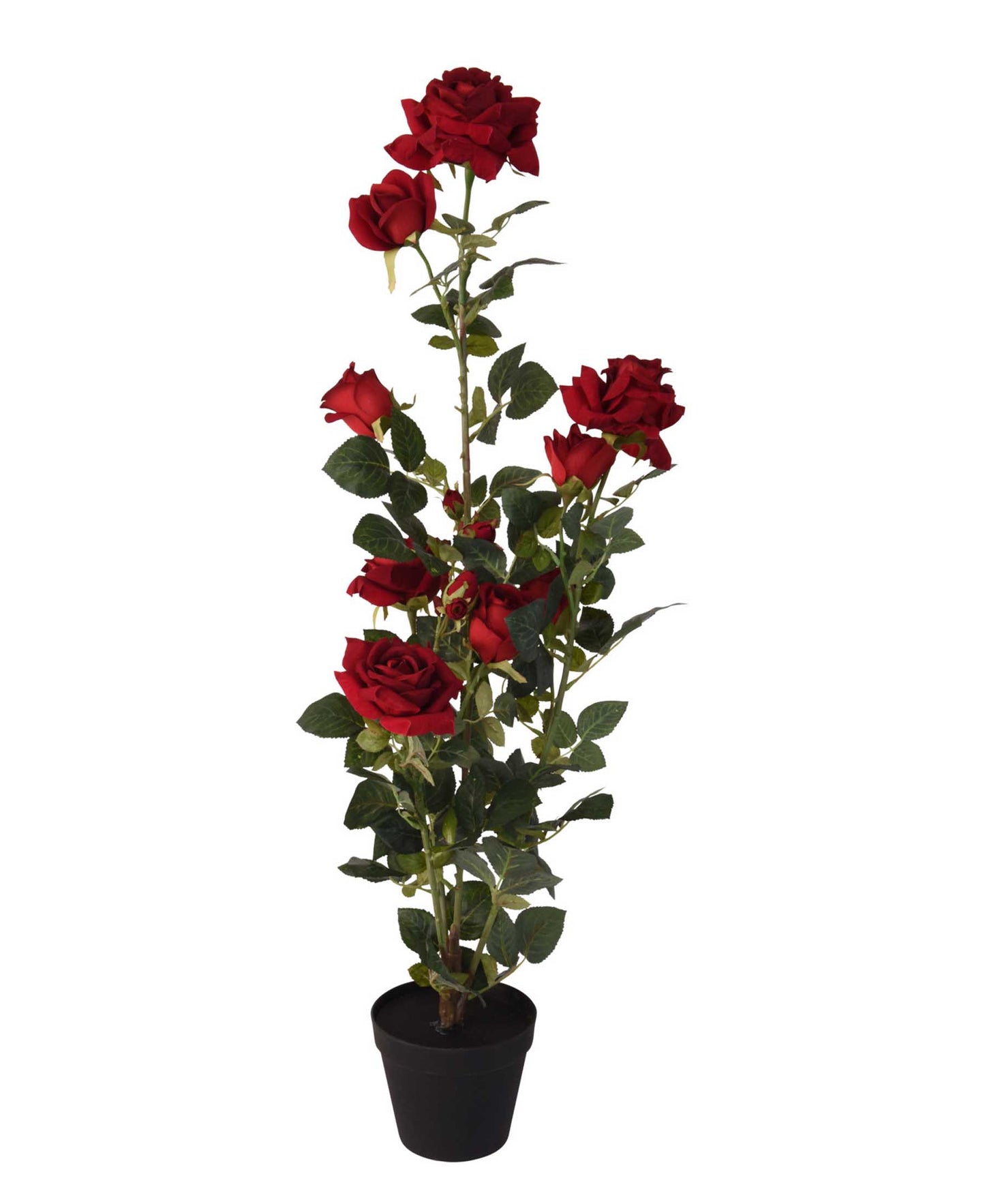 Urban Decor Artificial 95CM Roses In A Pot - Red