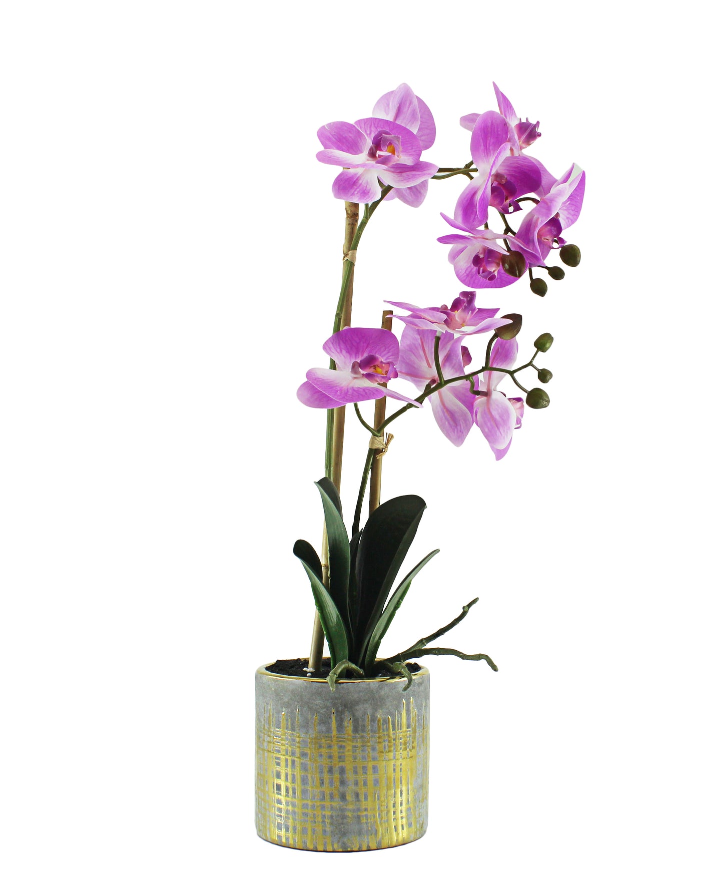 Urban Decor Orchid In Pot Plant 50CM - Pink