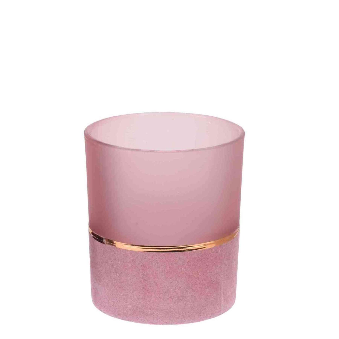 Urban Decor Velvet 8cm Tealight Holder - Pink