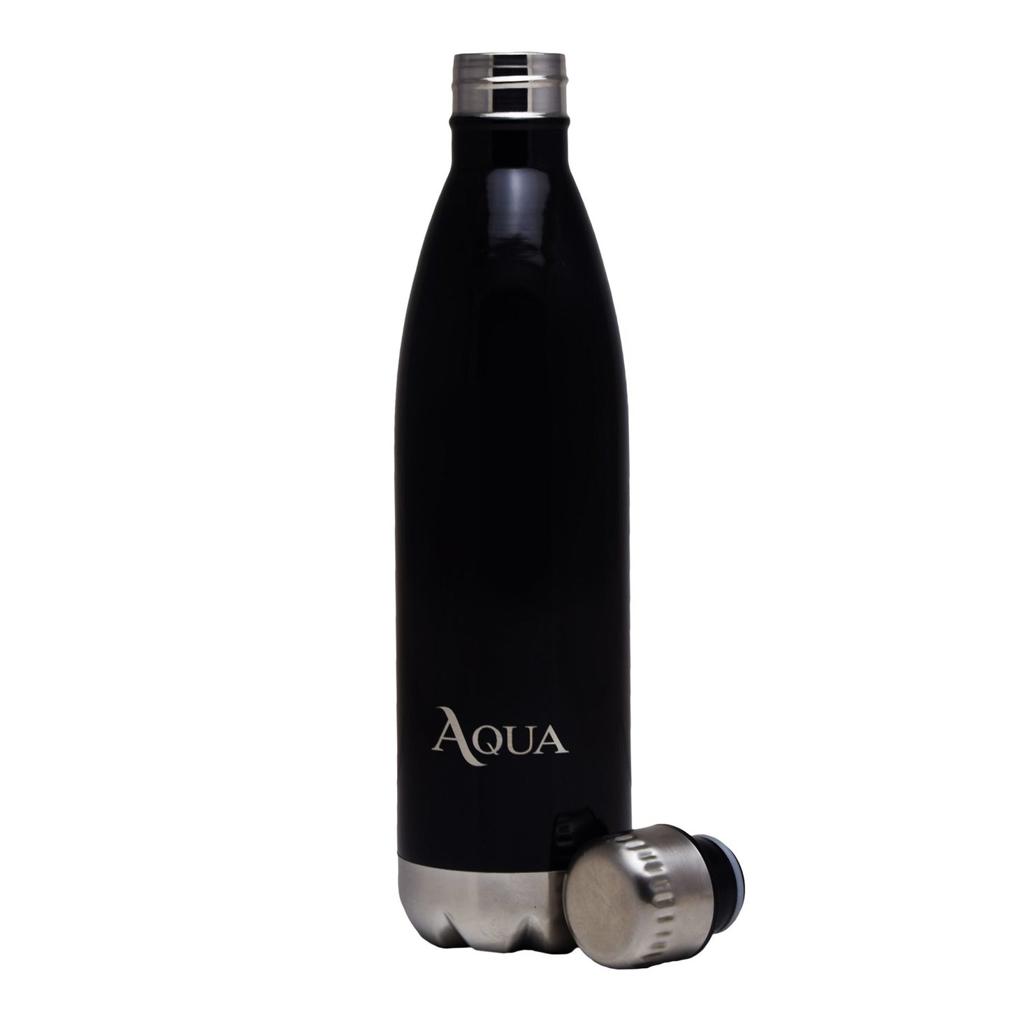 Aqua Double Wall Insulated 500ml Flask - Black
