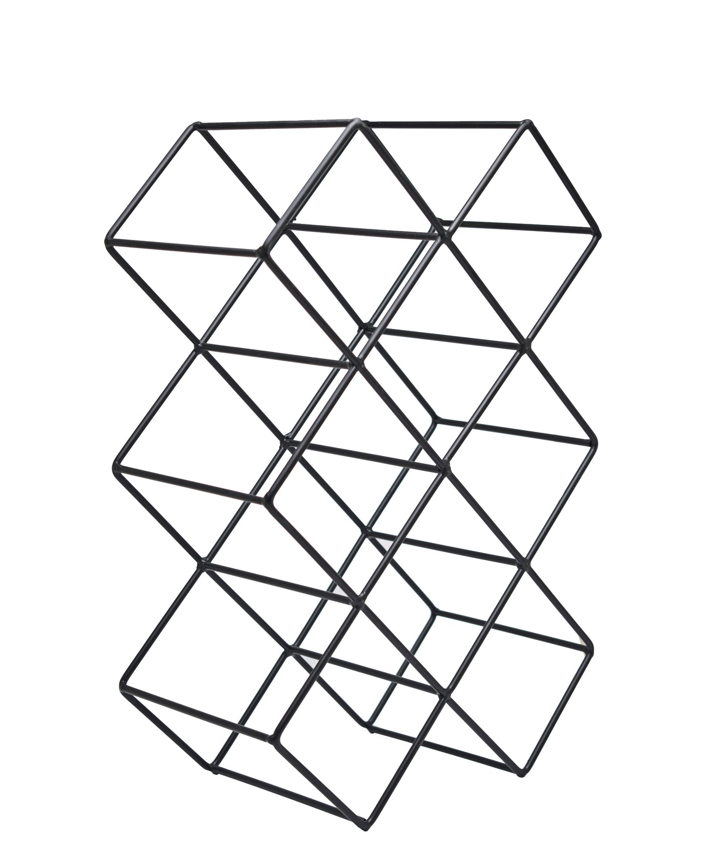 Kitchen Life Bottle Wine Rack - Black