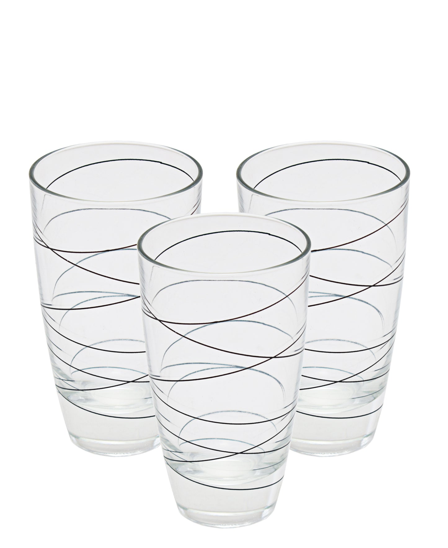 Borgonovo Alphi Helix Hiball Tumbler - Black