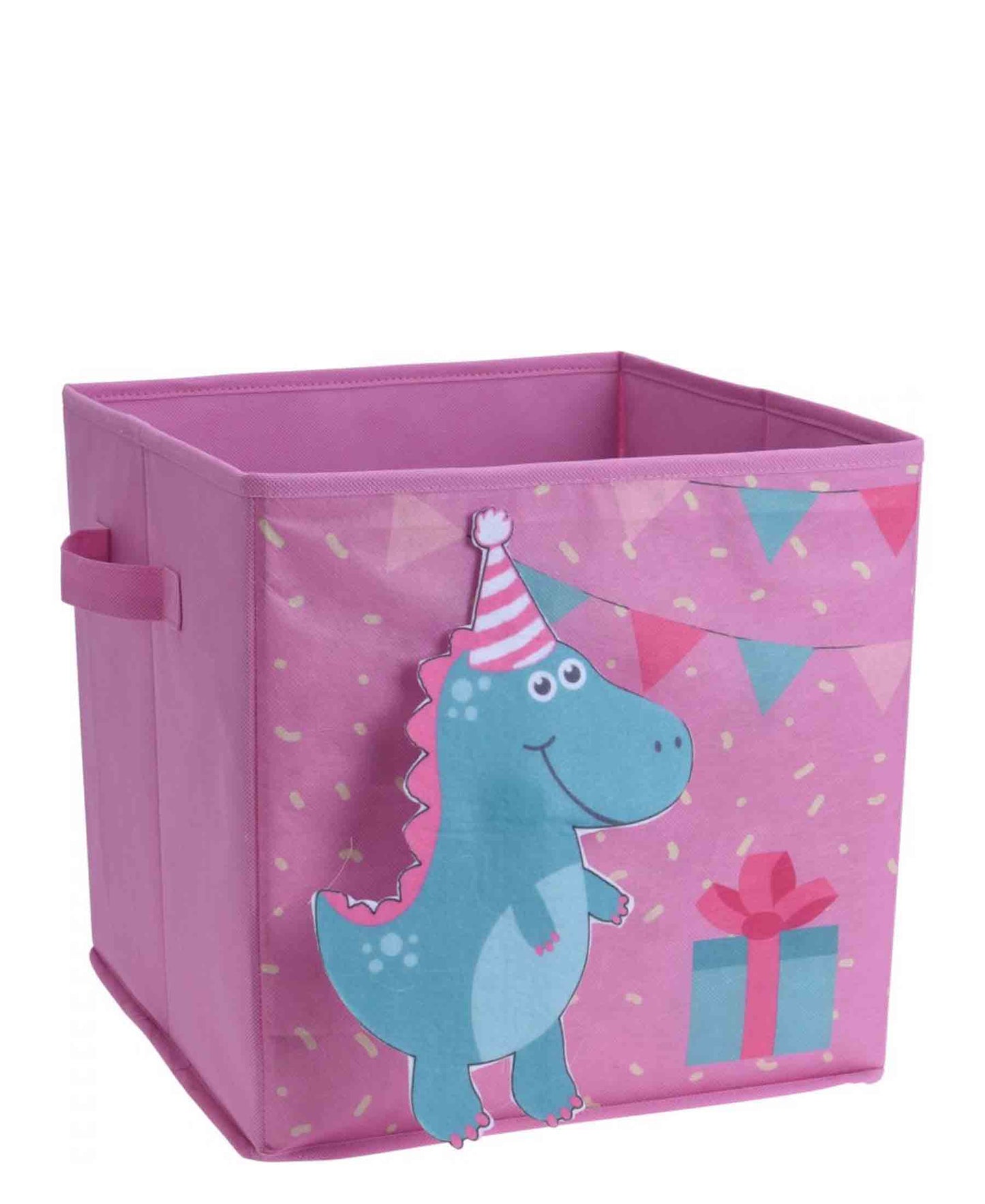 Kids Collection 32cm Unicorn Storage Box - Pink