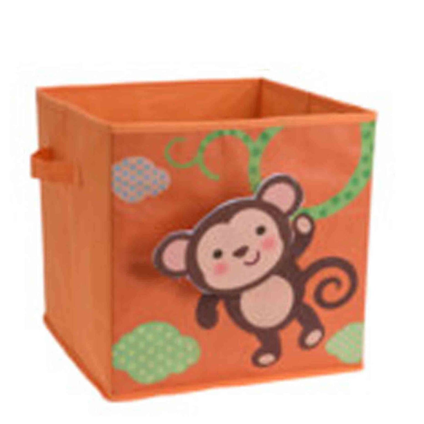 Kids Collection 32cm Monkey Storage Box - Orange