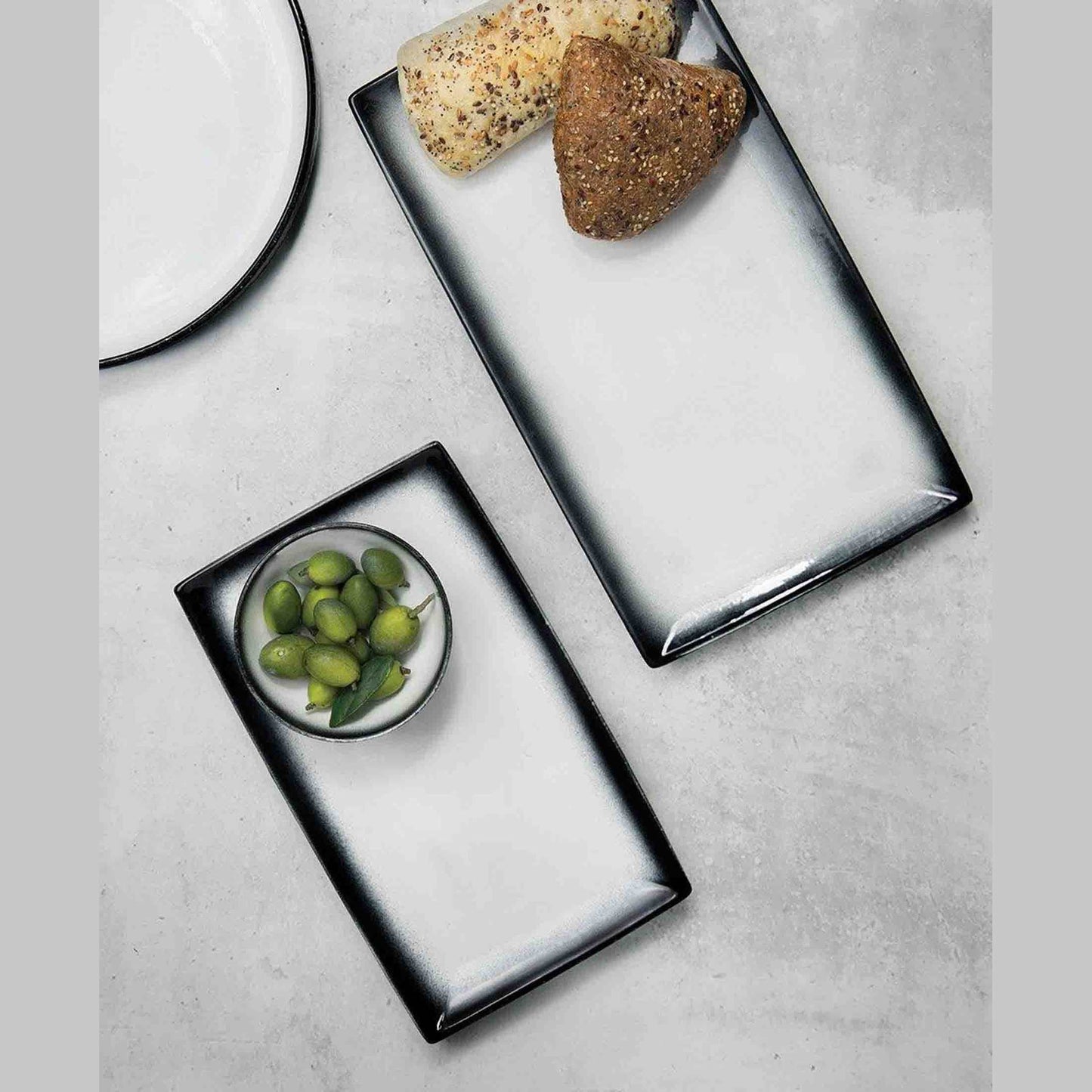 Caviar Granite Rectangle Platter 34.5cm