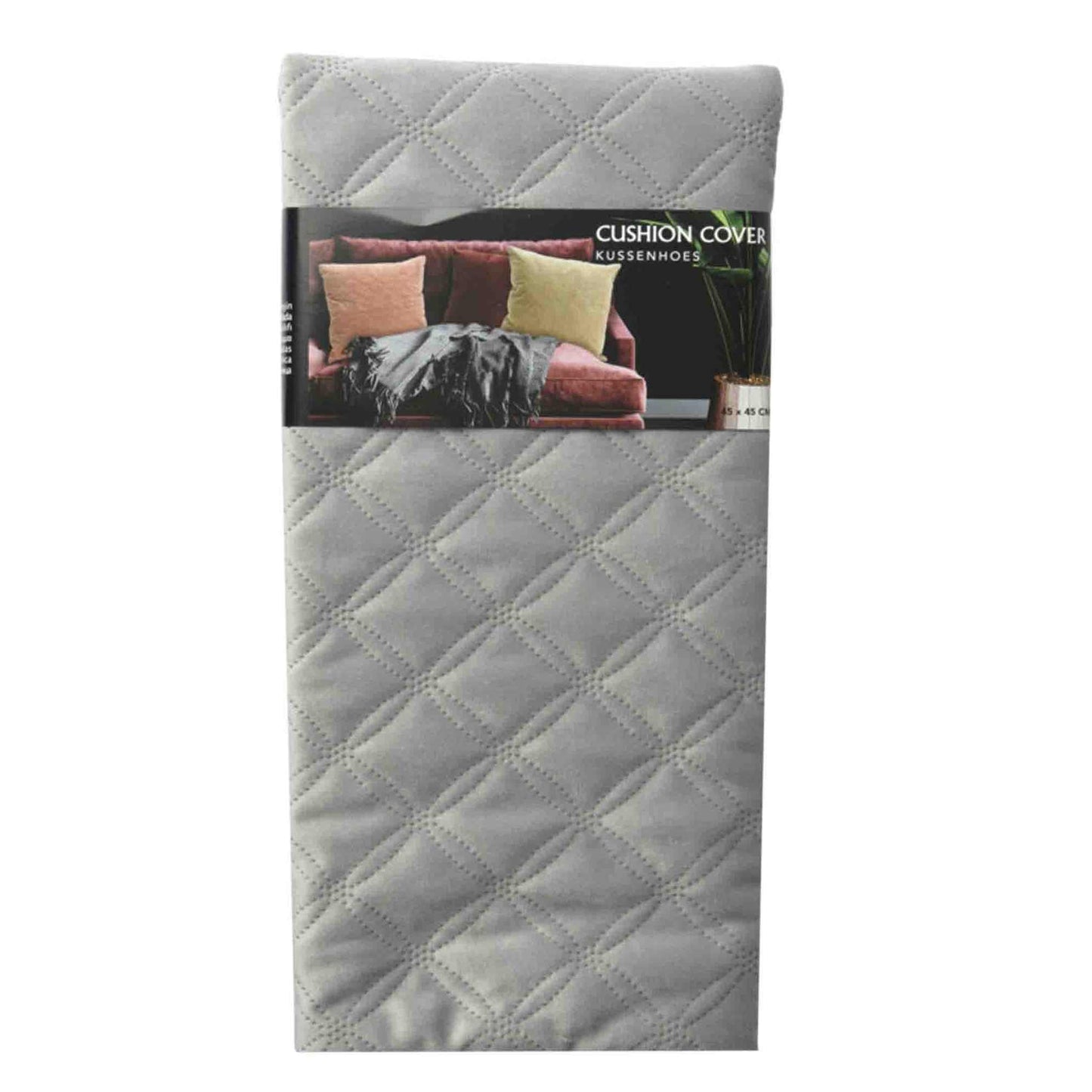 Urban Decor Cushion Cover 45 x 45cm pattern 2 - Grey