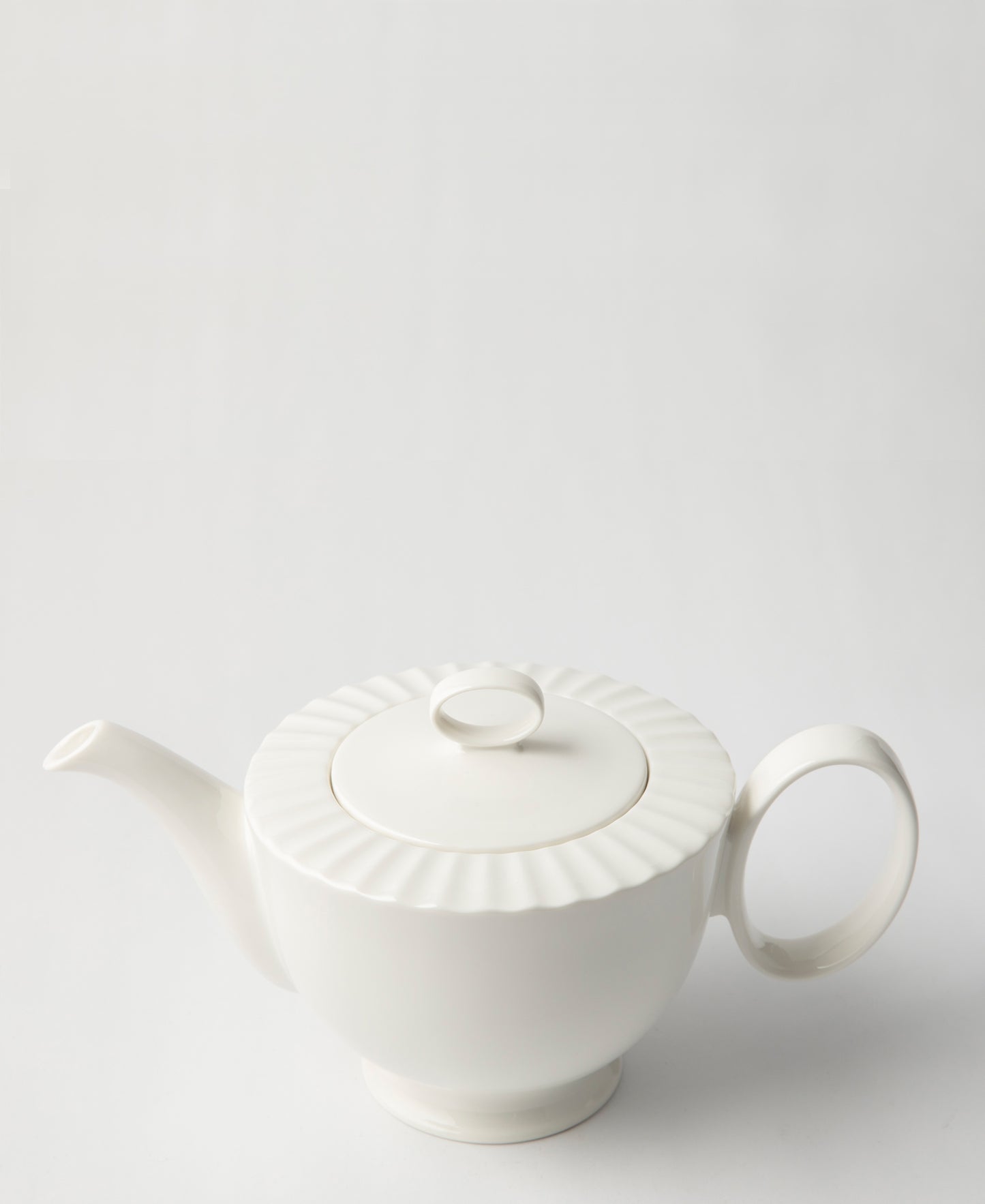 Jenna Clifford Tea Pot 1200ml - White