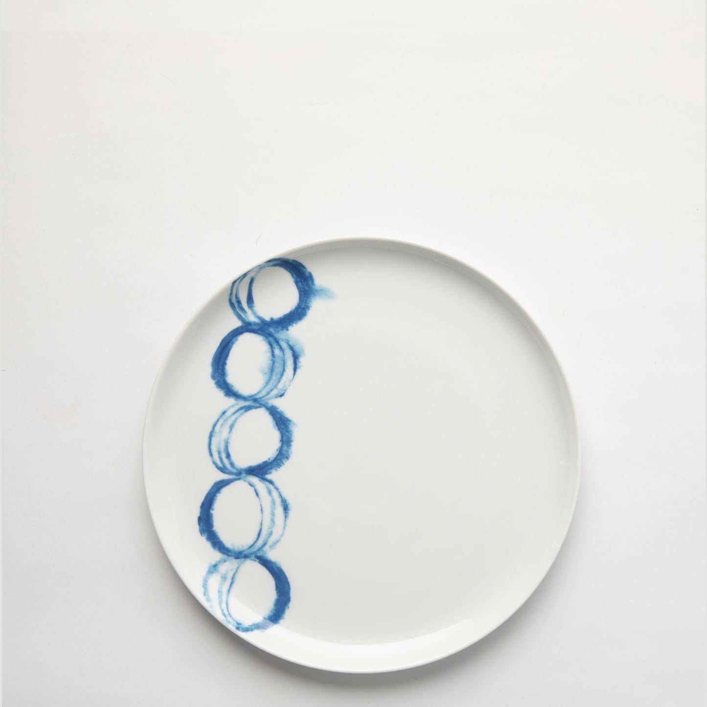 Jenna Clifford Jinshi Side Plate 22cm - White & Blue