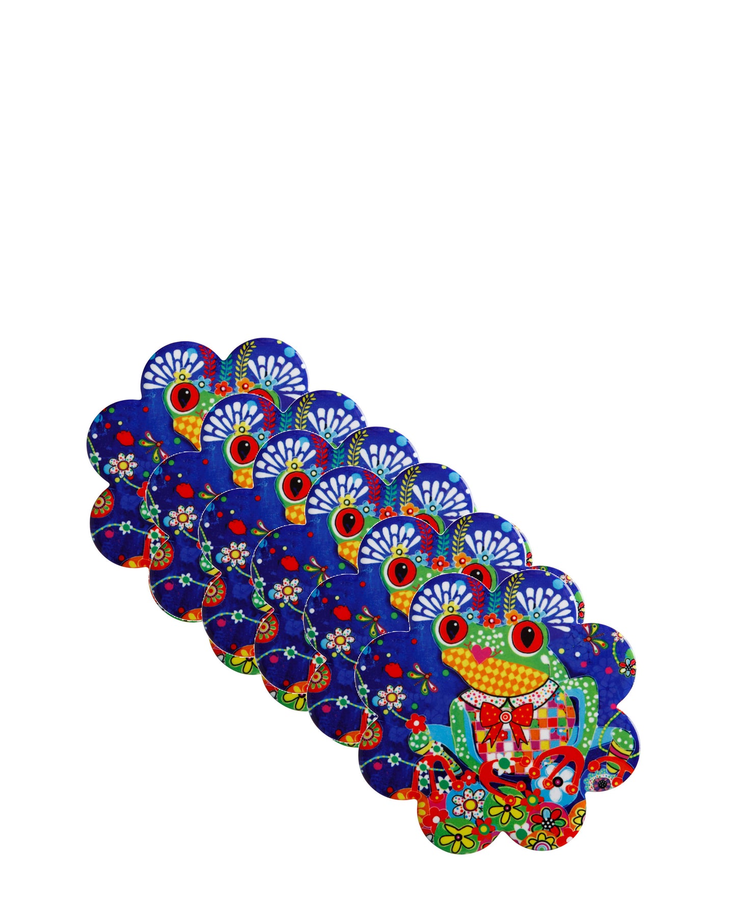 Maxwell & Williams Rainbow 10cm Coaster - Navy Blue