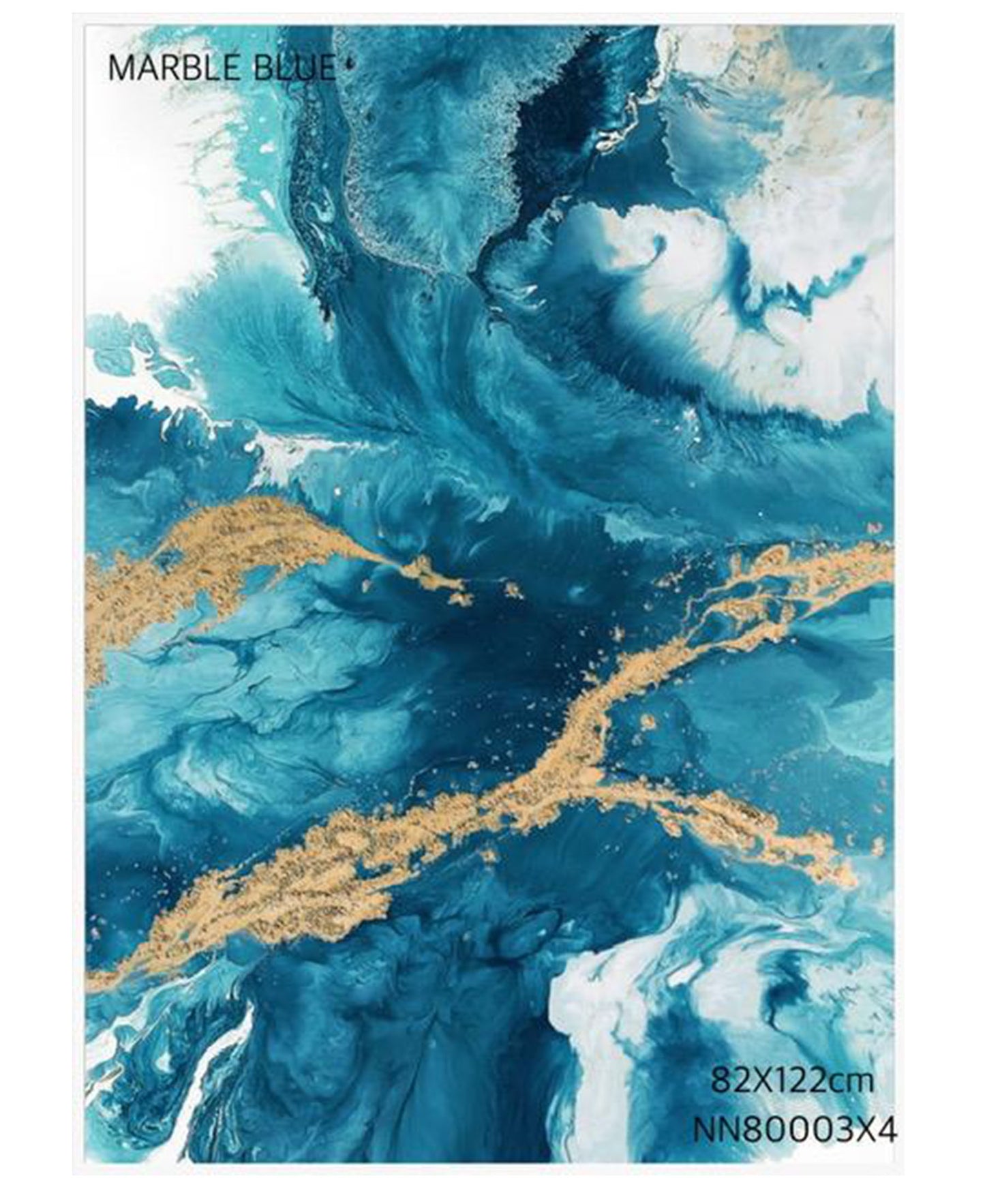 Elemental Range Blue Marble Frame - Blue