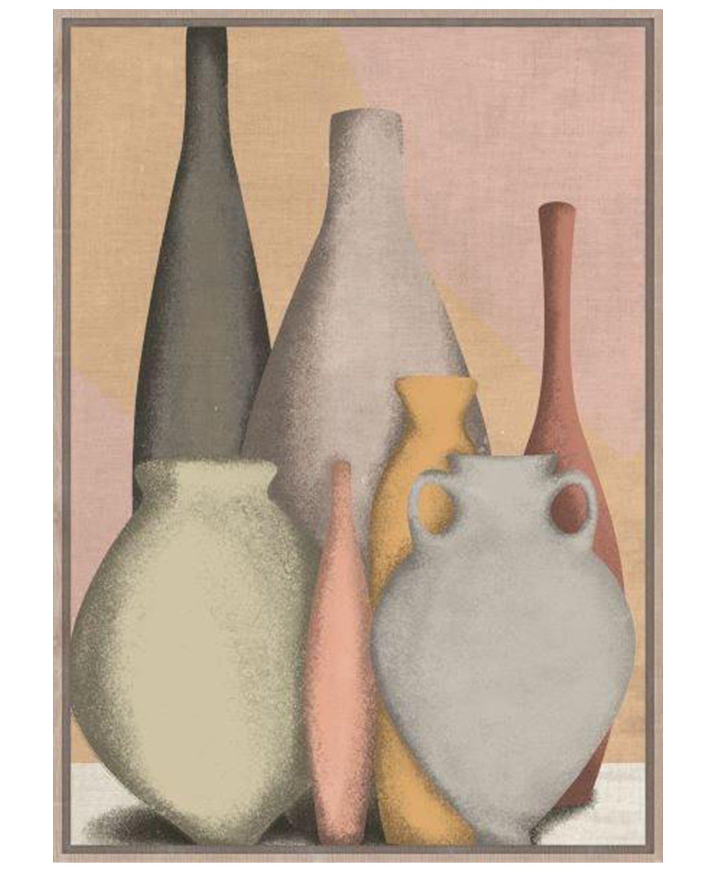 Elemental Range Pastel Vases Frame - Pink