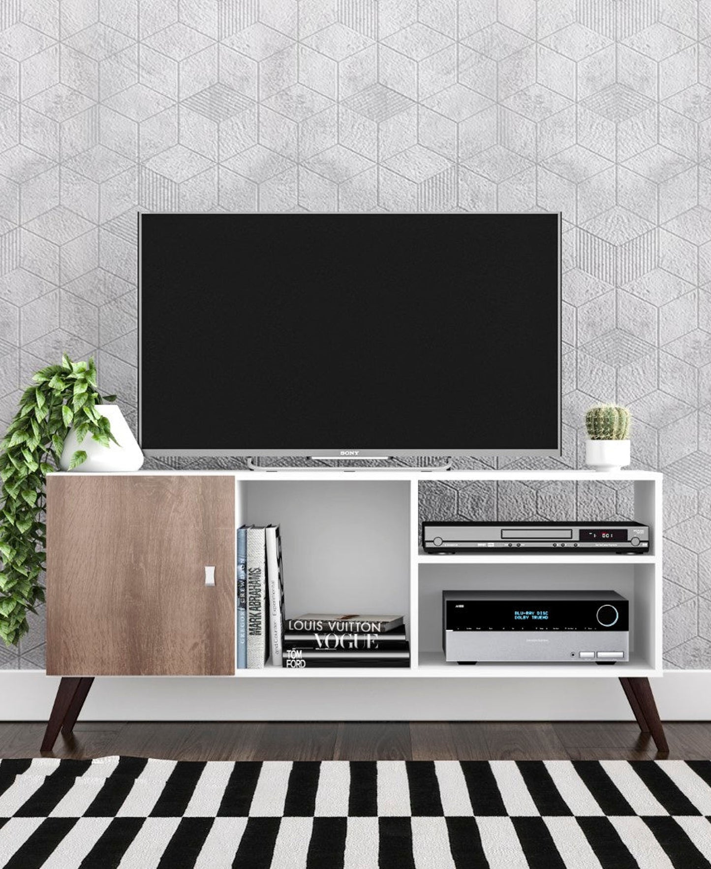 Exotic Designs Plasma Stand - White