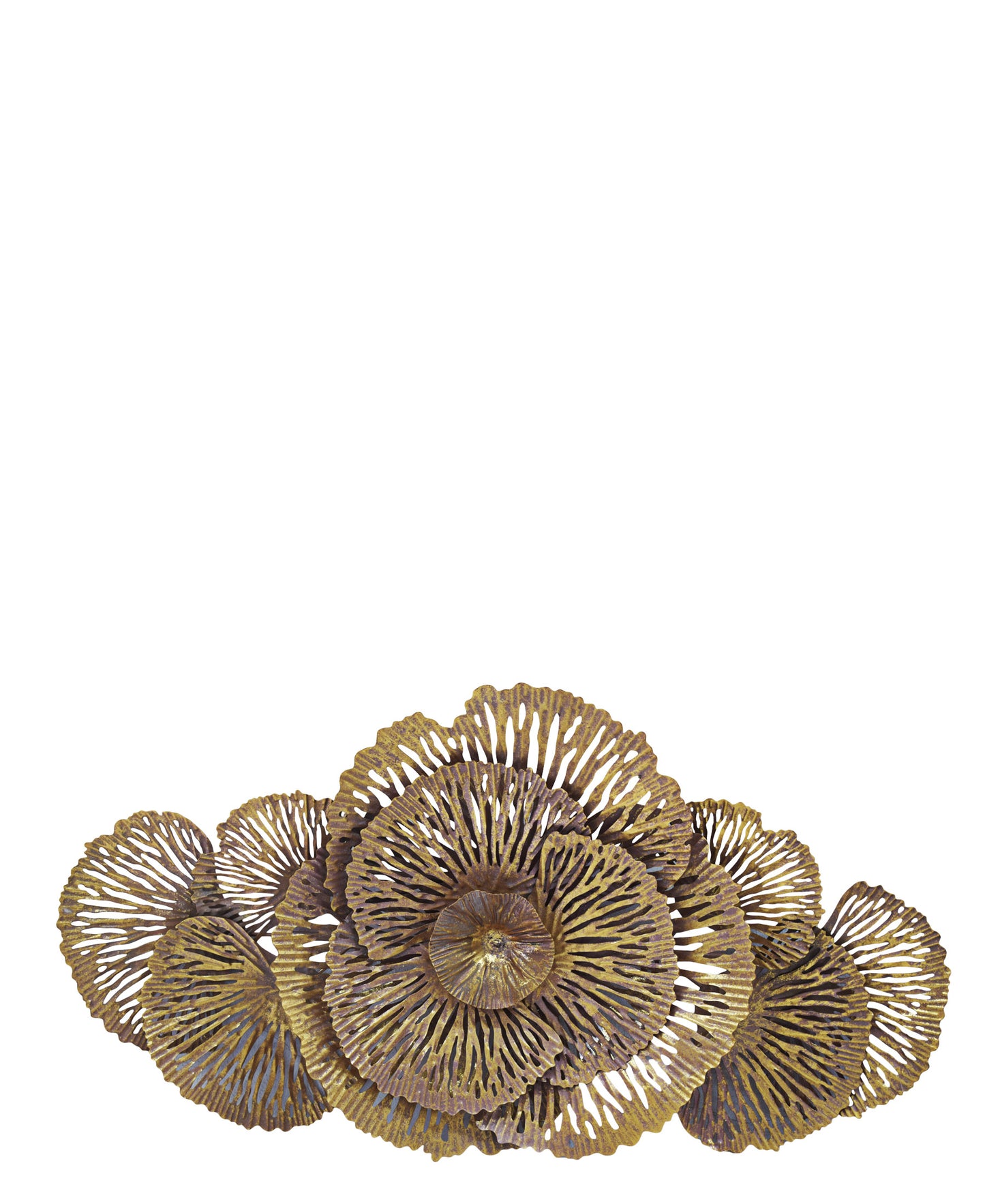 Urban Decor Flower Wall Art - Bronze