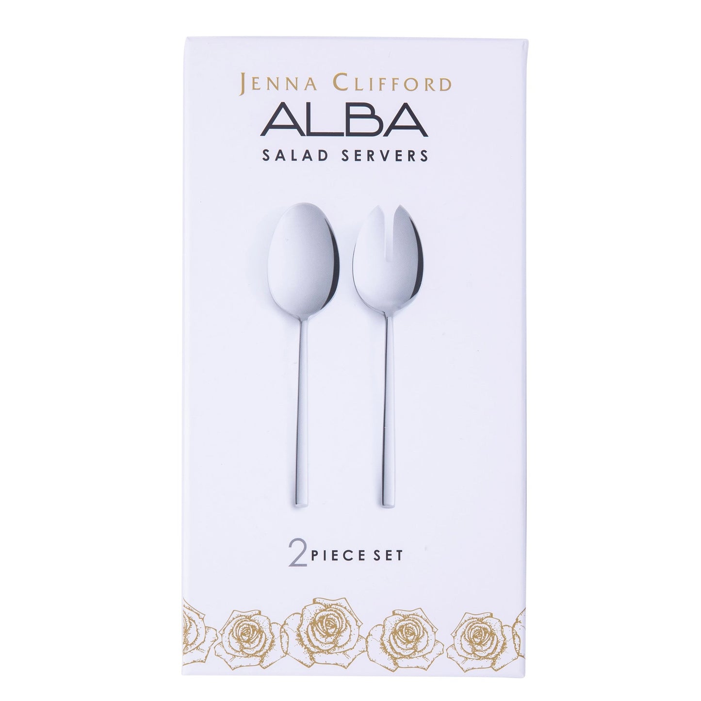 Jenna Clifford Alba Salad Server - Silver
