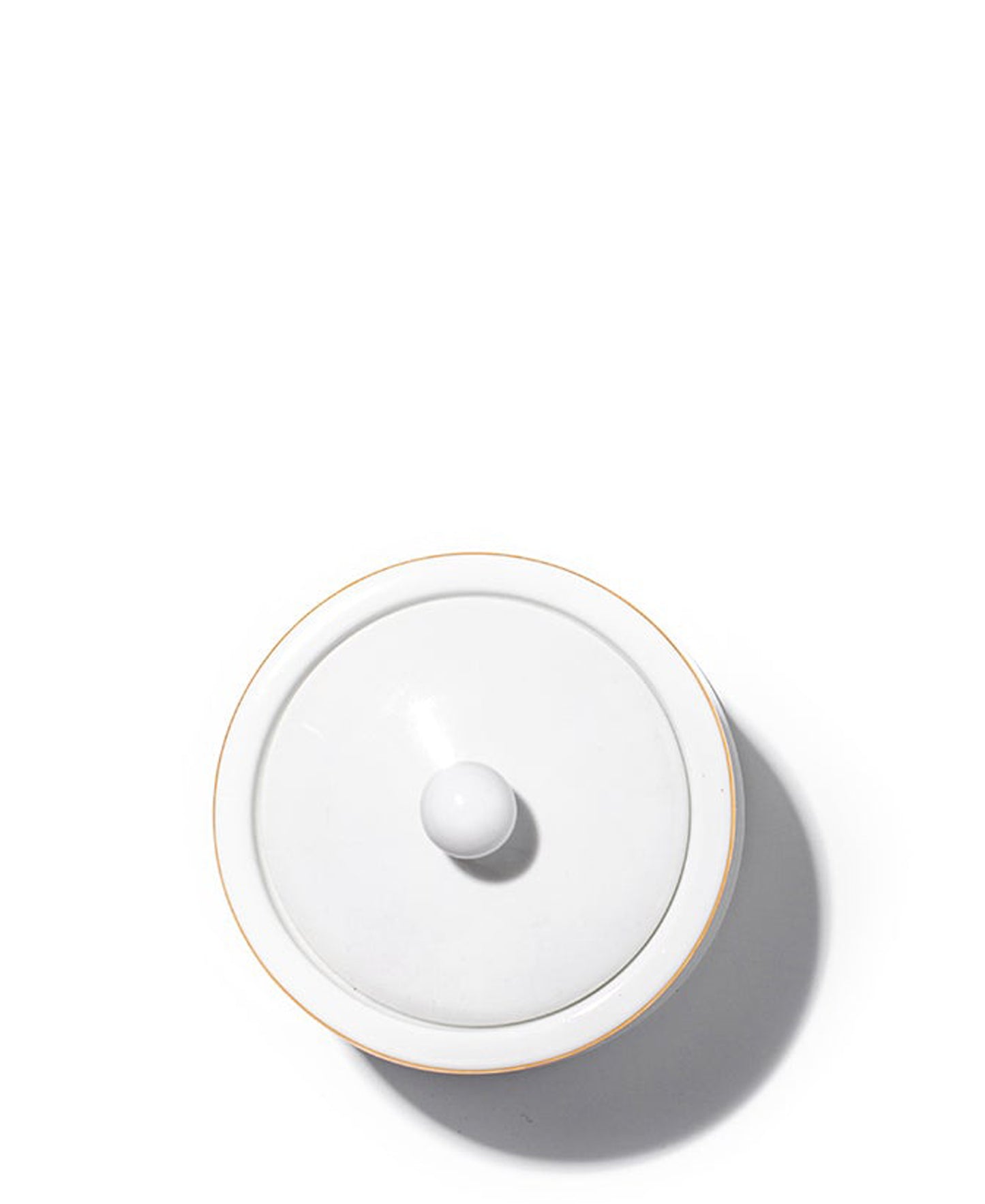 Jenna Clifford 250ml Gold Rimmed Sugar Pot - White