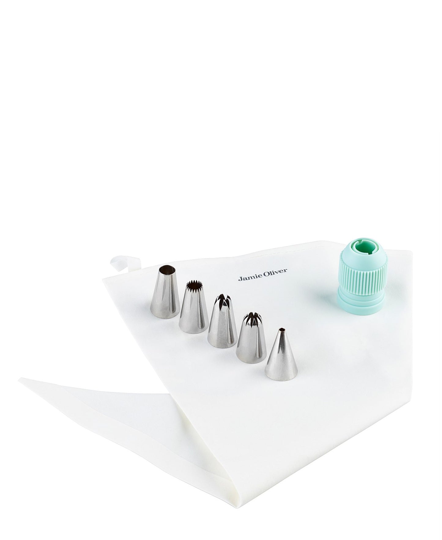 Jamie Oliver Piping Bag Kit - Silver
