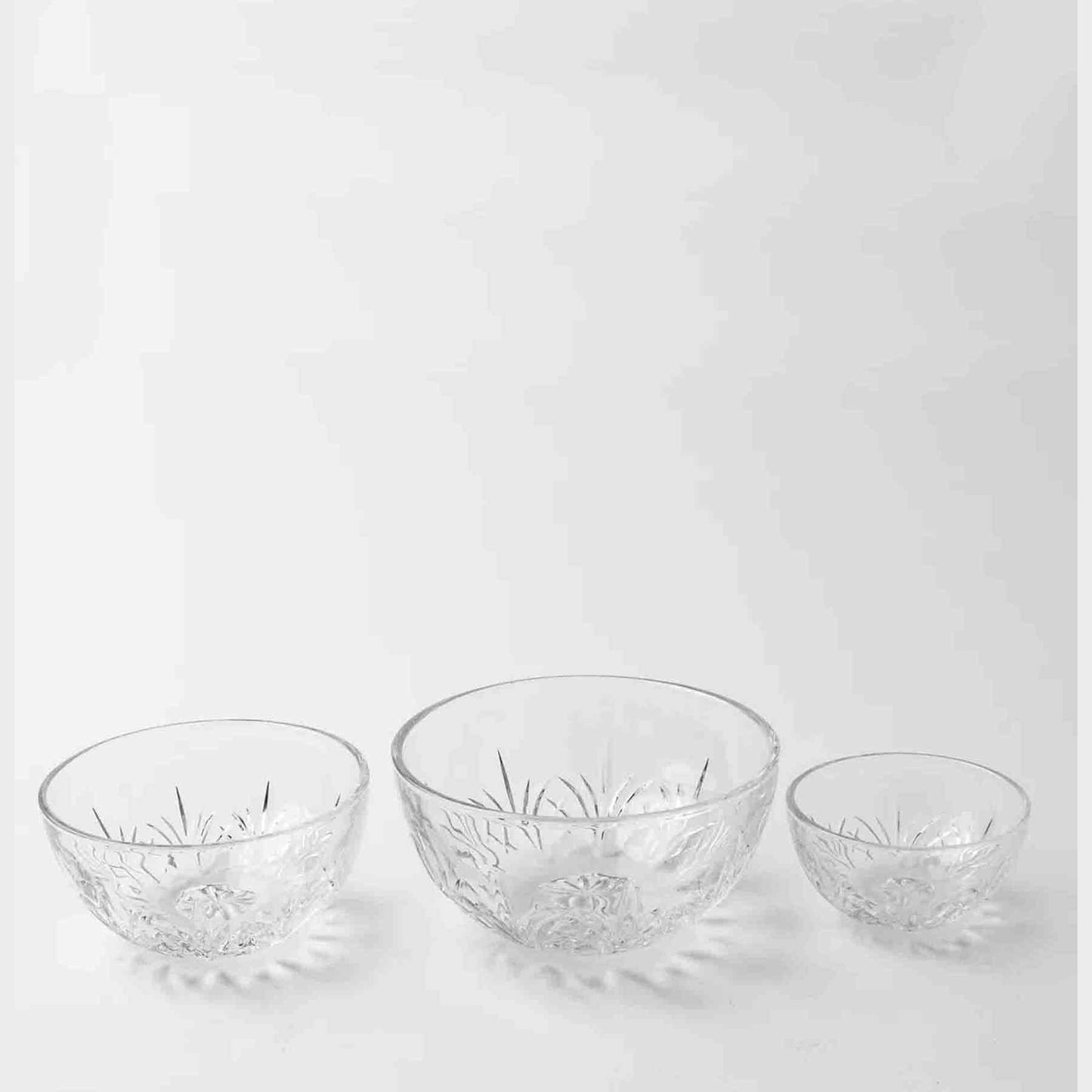 Jenna Clifford 3 Piece Paris Bowl Set - Clear